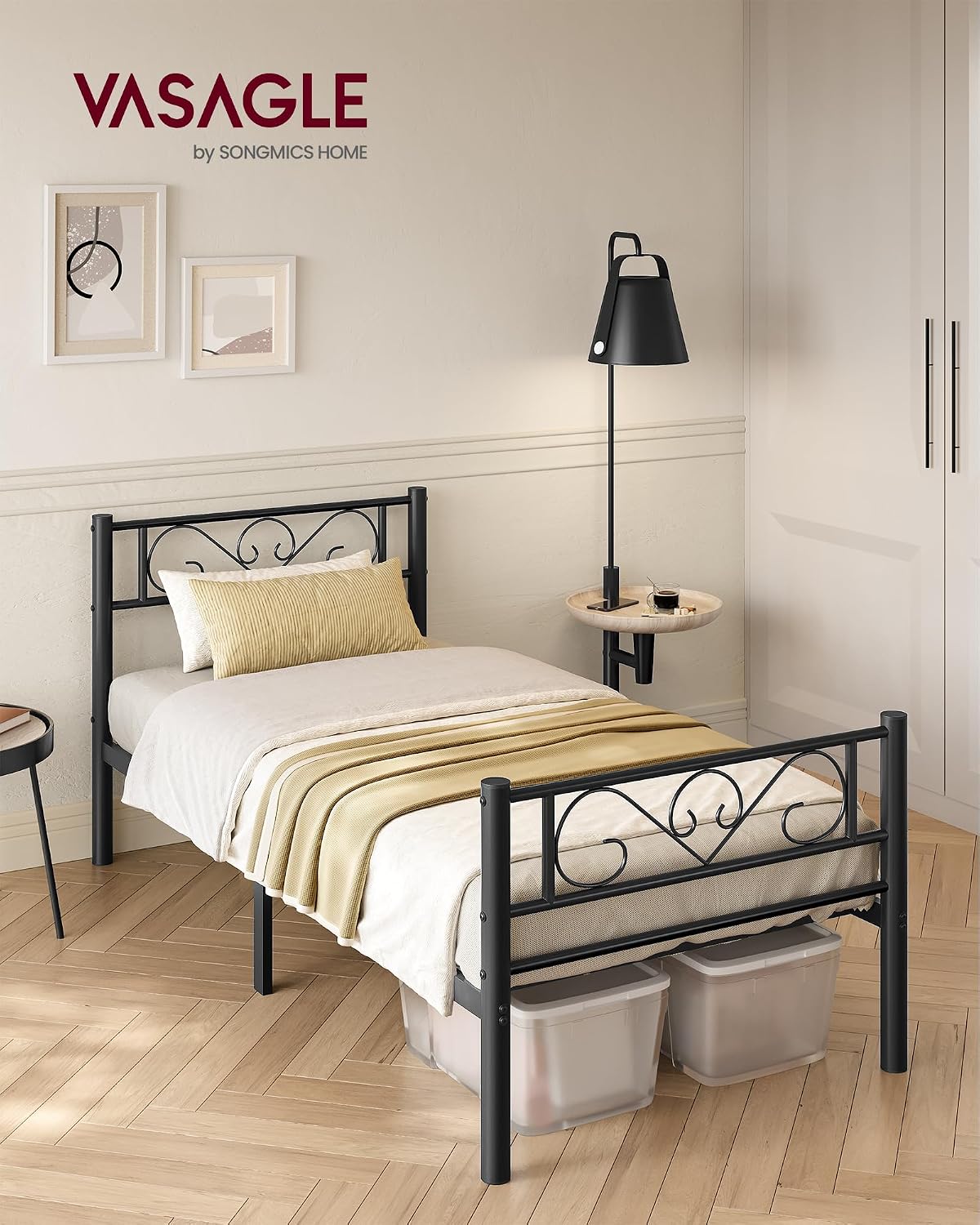 Thumbnail 1 de VASAGLE RMB061B01 Estructura de cama 90x190 250 kg