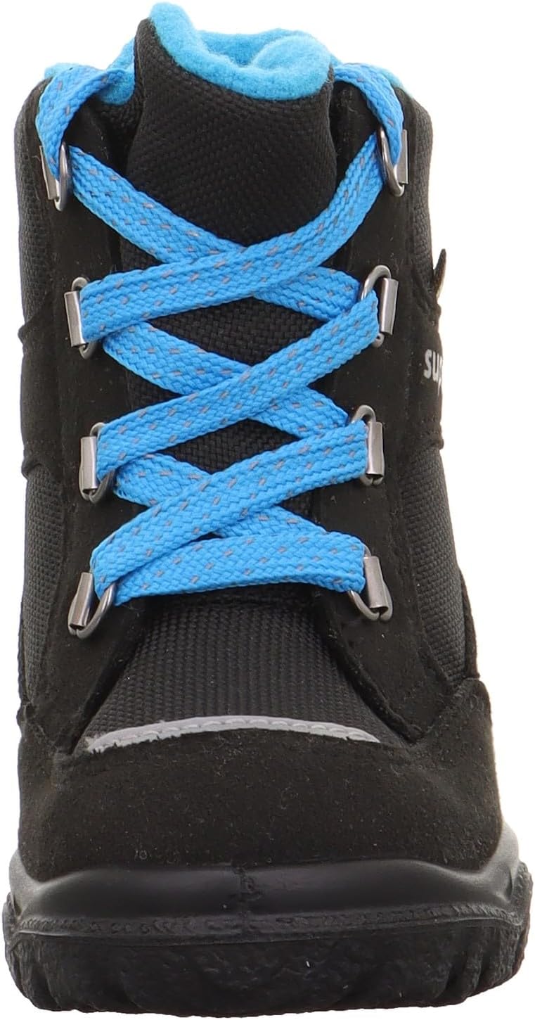 Detalle 2 de Superfit Jungen HUSKY1 Boot – Wasserdicht, atmungsaktiv, vegan, Schwarz/Hellblau, Größe 23