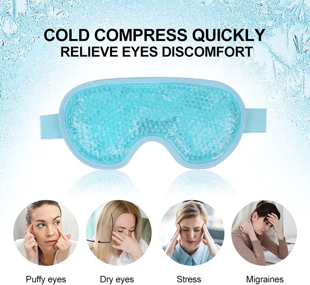 Thumbnail 4 de NEWGO Gel Reusable Cooling Eye Mask, Reversible Hot and Cold Pack