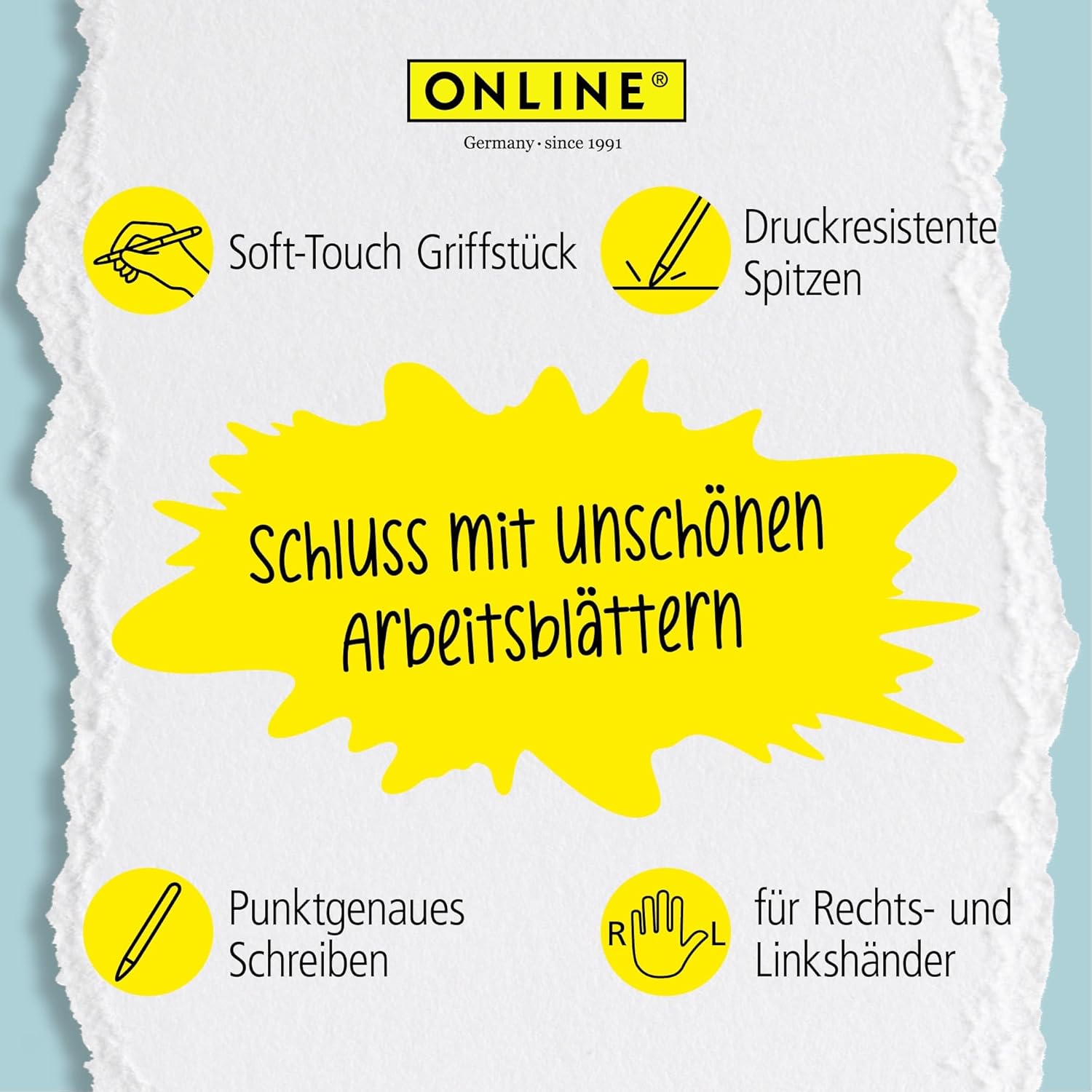 Thumbnail 4 de Online Radierstift 3er Set 0,7 mm