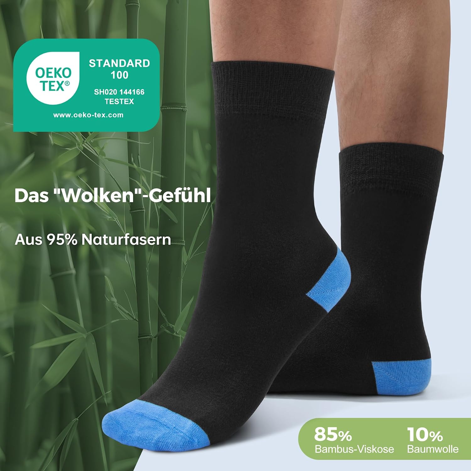 Thumbnail 1 de FALARY Bambus-Socken im 6/12er-Set (Herren & Damen) – superweich, nahtlos, anti Blasen