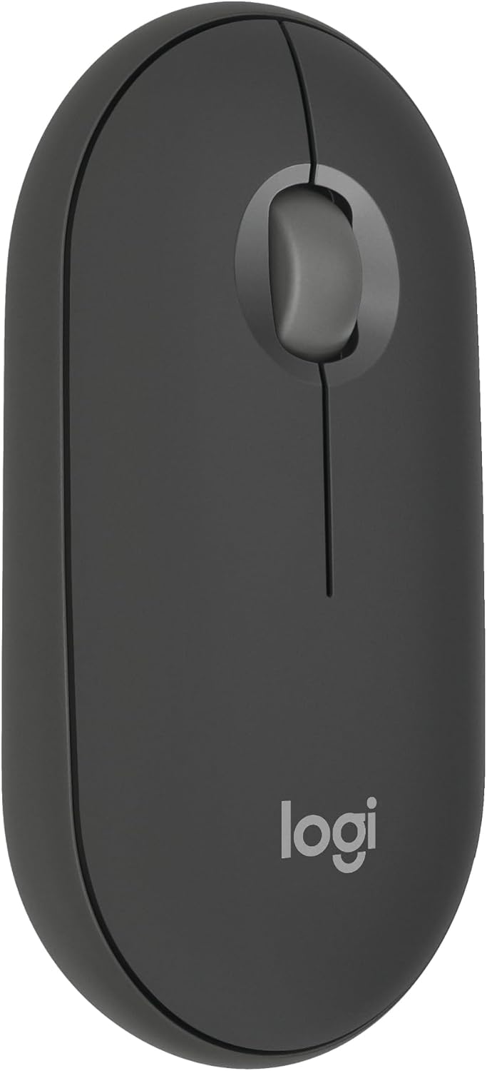 Detalle de Logitech Pebble Mouse 2 M350s: mouse Bluetooth sottile, silenzioso e versatile