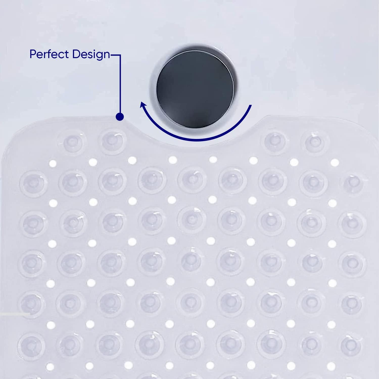 Thumbnail 6 de MOONLIGHT20015 70x38cm non-slip shower mat