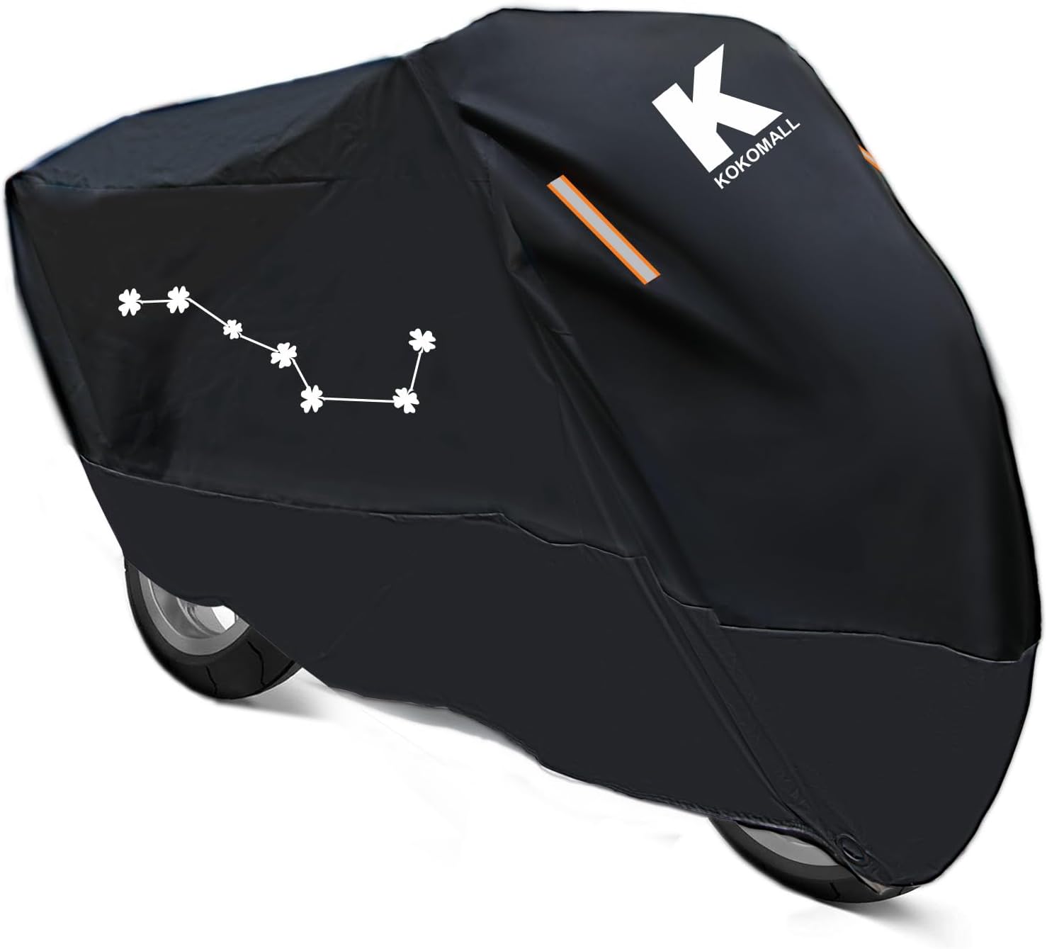 KOKOMALL Funda para Moto Impermeable 210D 3XL