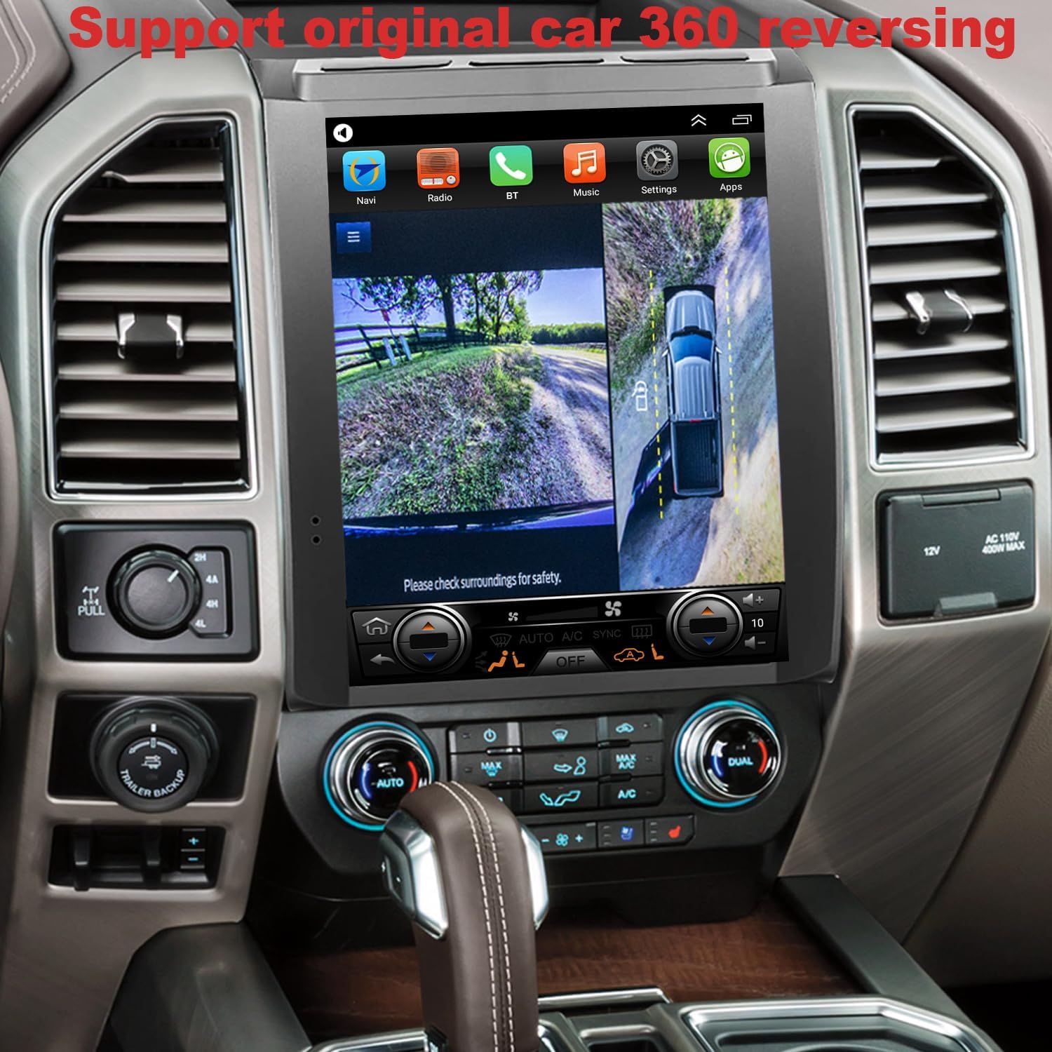 Thumbnail 2 de SSXIE Ford F-150 Radio Upgrade (2015–2018): 12.1" Android Auto/CarPlay Stereo with 8-Core CPU
