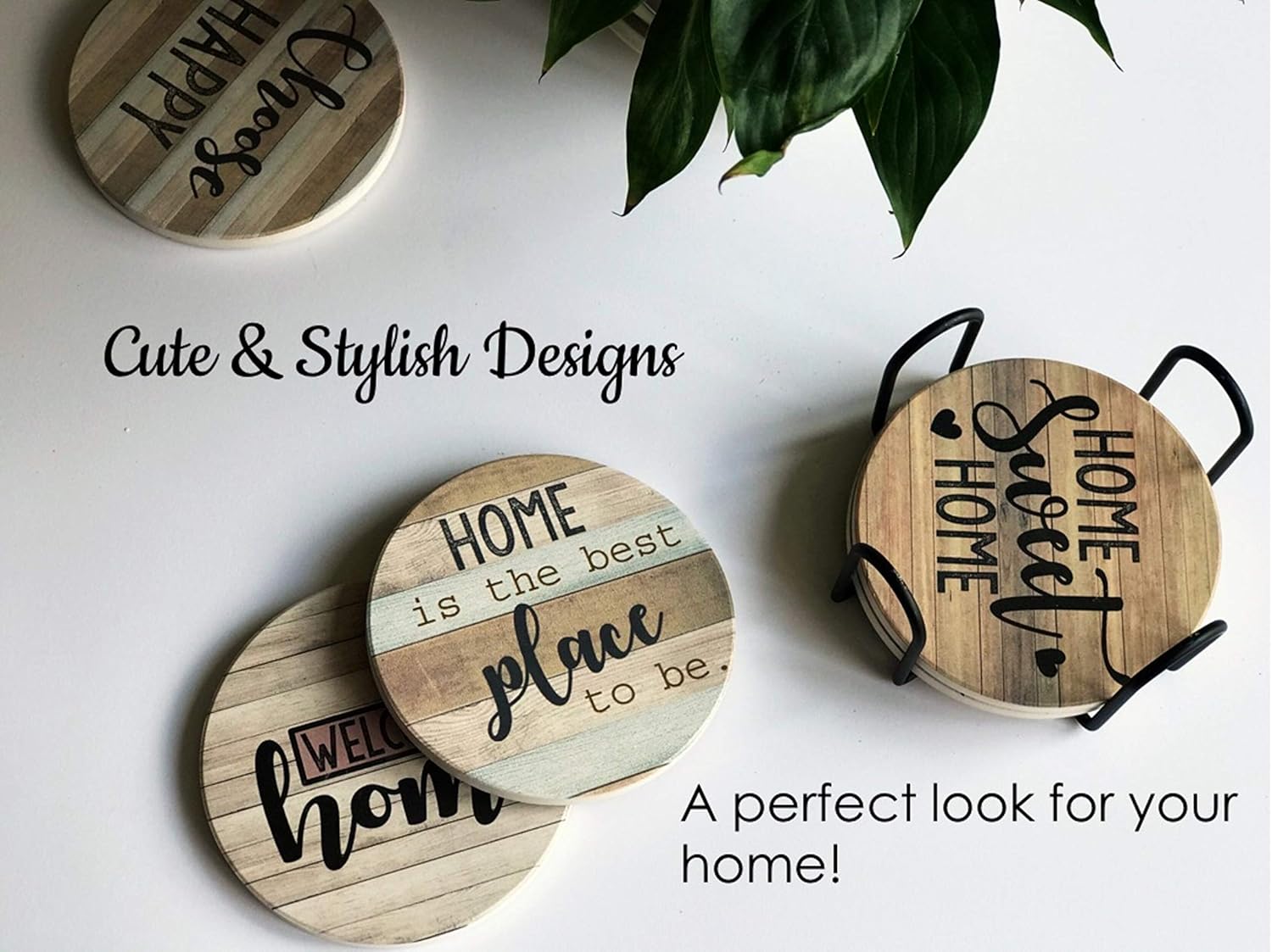 Detalle 2 de PANCHH Stone Coasters 6-Pack 🍷