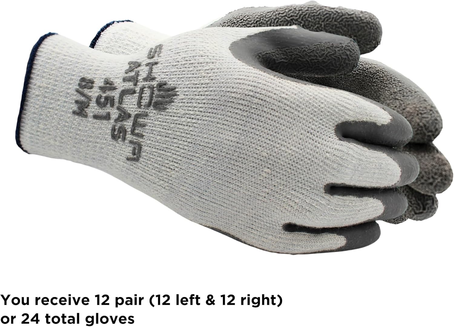 Detalle de SHOWA Atlas 451 Unisex-Adult Insulated Latex Palm Work Gloves
