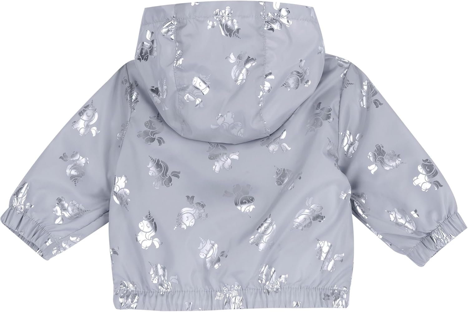 Detalle de Chicco Veste Bébé Fille avec Fermeture Éclair et Capuche – Licorne Argentée, Lot de 1