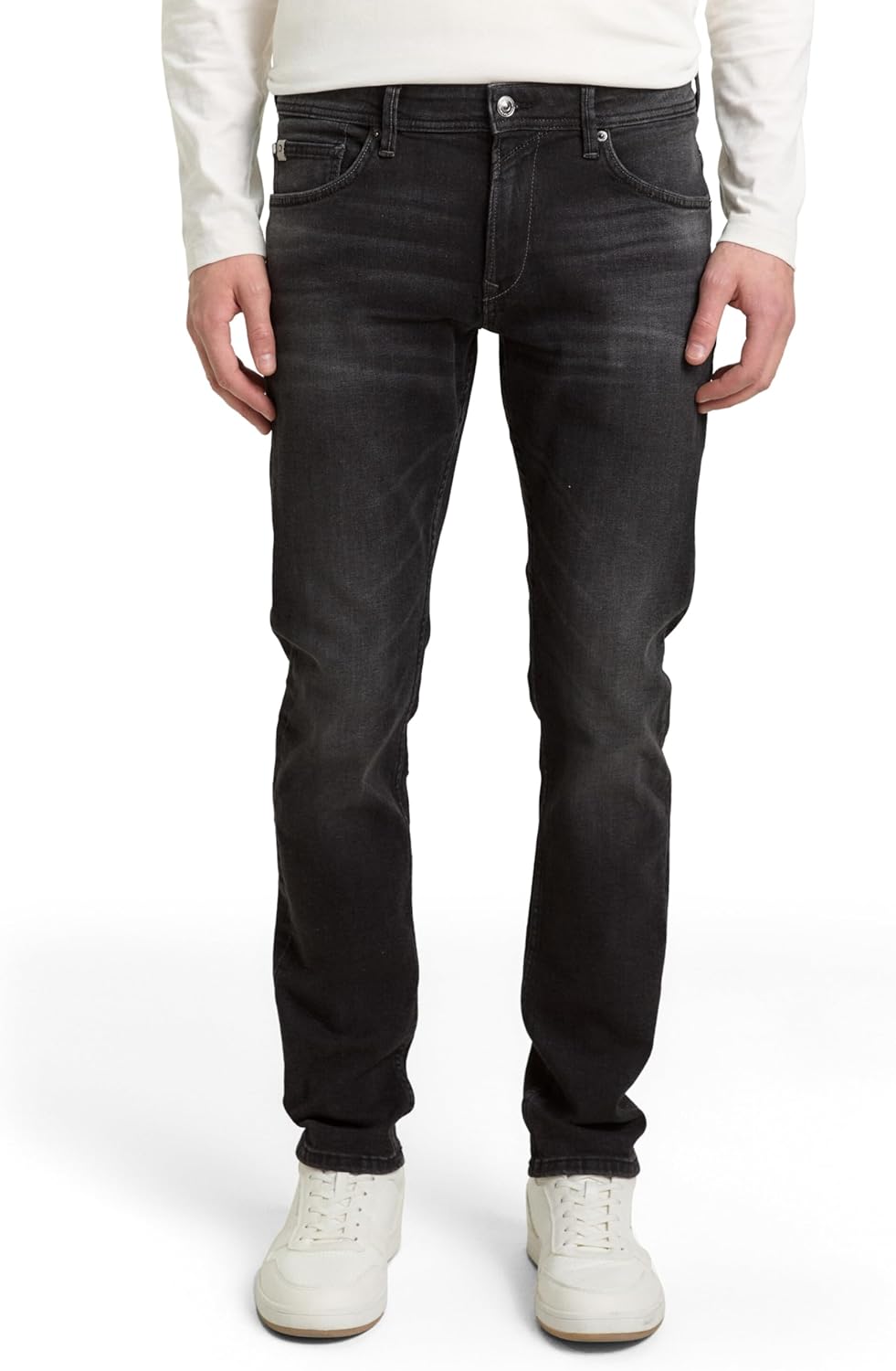 Detalle de TOM TAILOR Denim Herren Piers Slim Jeans – Slim Fit mit Stretch