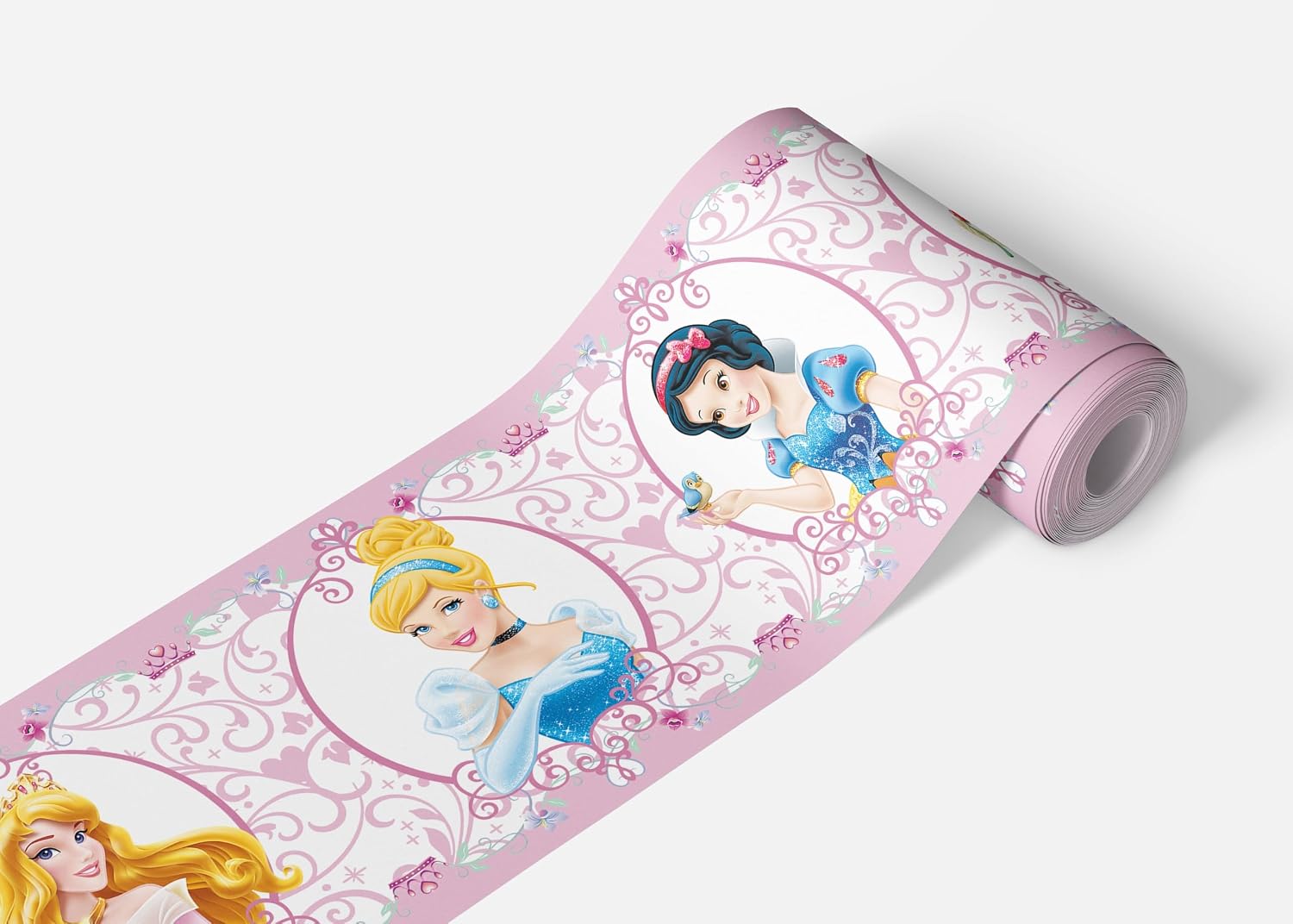 Detalle de AG Design WBD 8065 Disney Princesses Self-Adhesive Wall Border, 500 x 14 cm