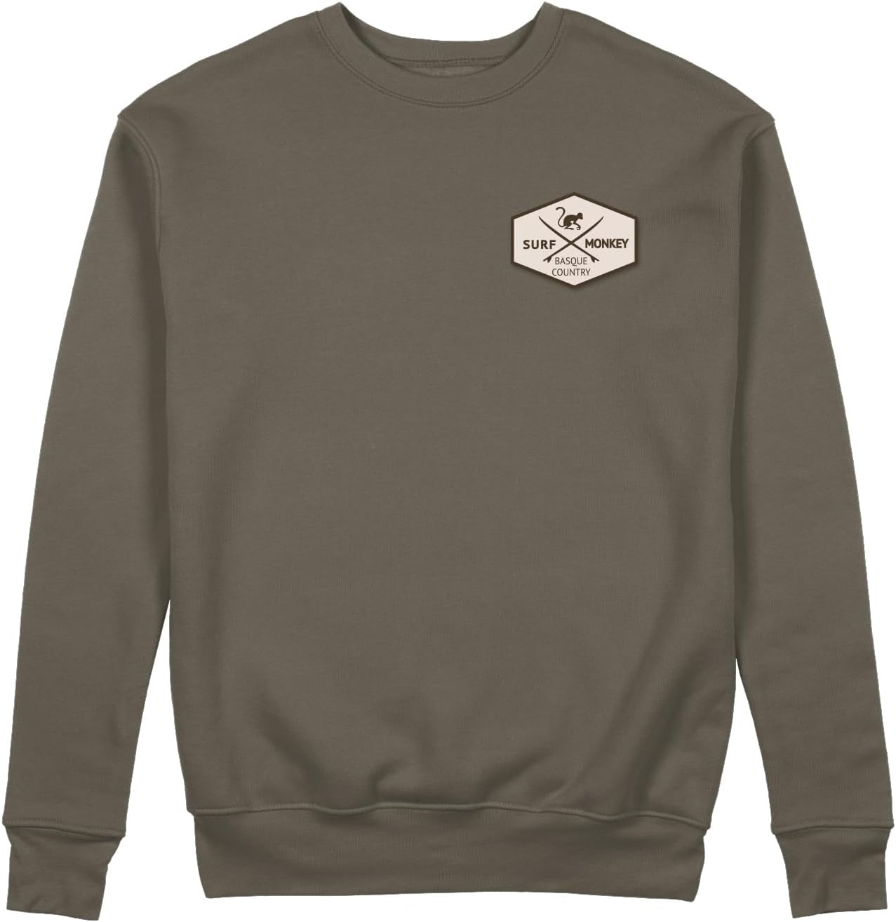 Detalle de Surf Monkey Felpa con collo rotondo e patch ricamato Surf Monkey