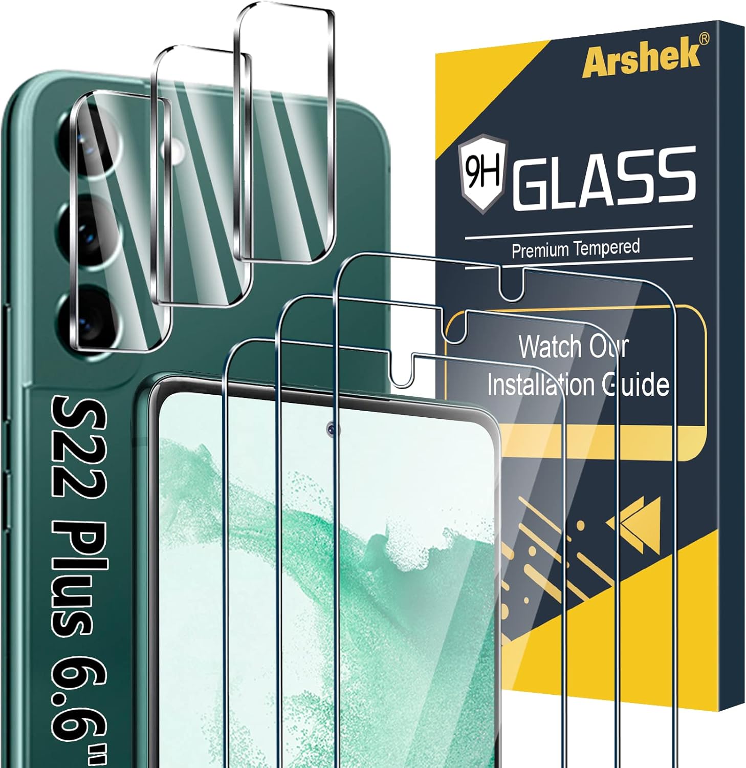 Detalle de Arshek Galaxy S22 Ultra Privacy Screen Protector 2-pack