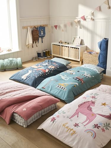 Detalle 2 de VERTBAUDET Couchage de Sieste Maternelle en Coton Bleu Imprimé TU