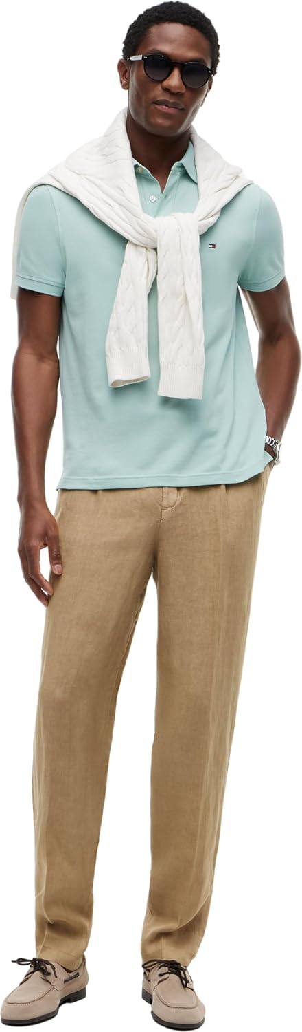 Thumbnail 3 de Tommy Hilfiger Polo 1985 Regular MW0MW17770 S/S para Hombre – Verde, talla L