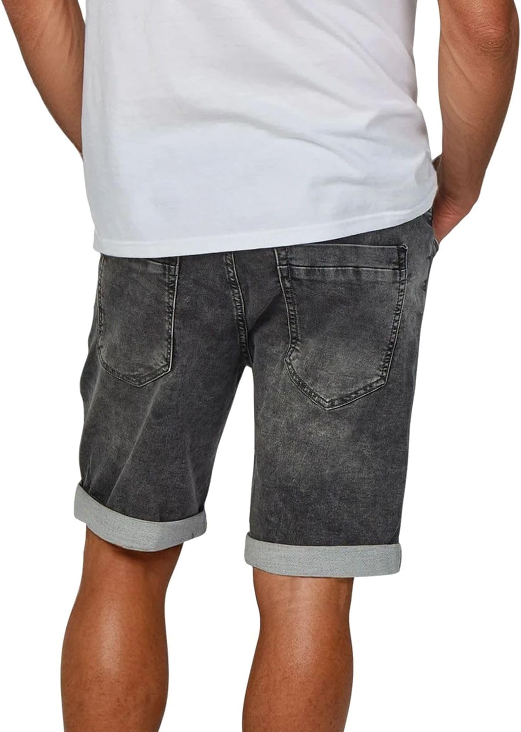 Detalle 2 de Riverso Jeans Shorts Herren – Regular Fit, Denim im 5-Pocket Stil