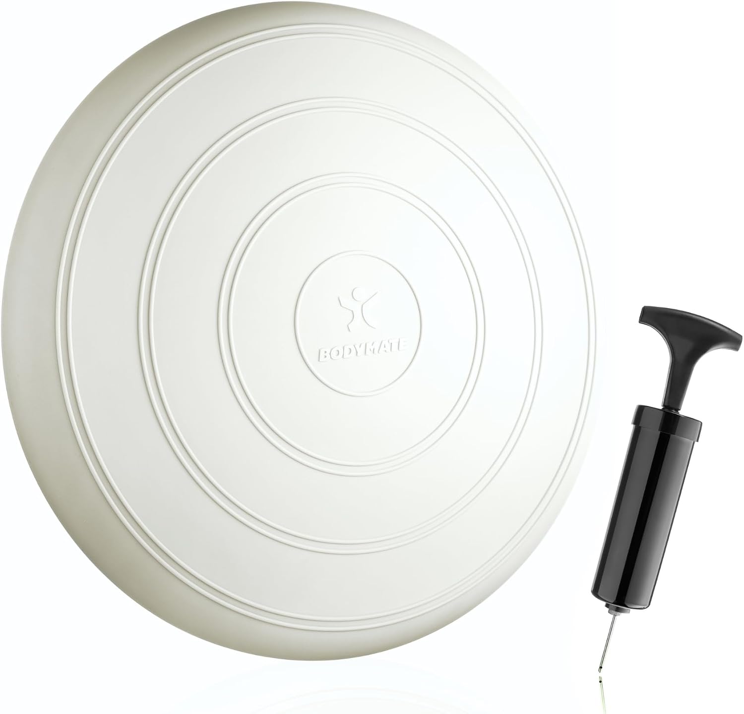 BODYMATE Coussin d'équilibre Comfort Ø33cm avec Pompe – stabilité et entraînement du tronc