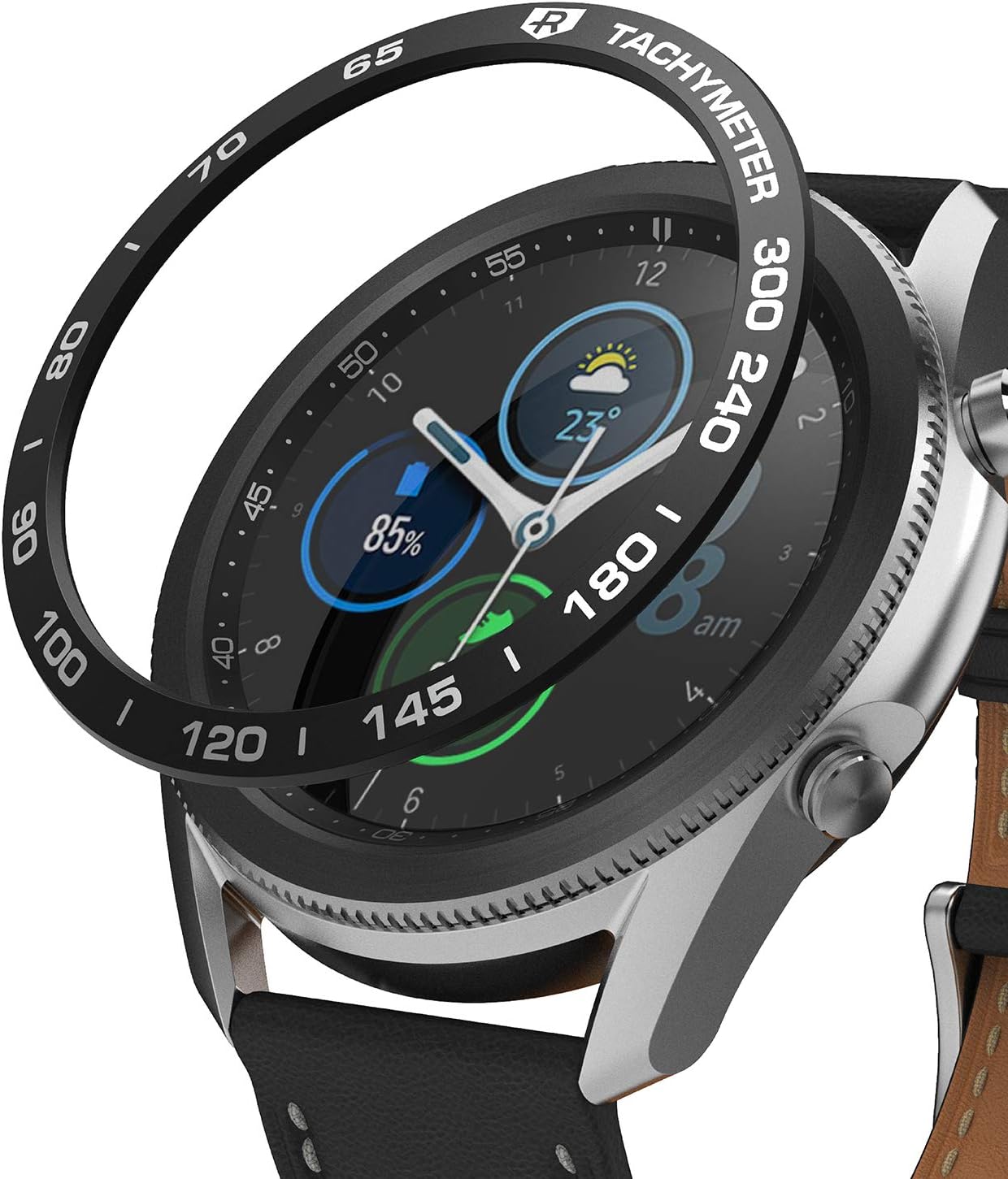 Detalle de Ringke Bezel Styling for Galaxy Watch 3 45mm Bezel Ring – Black