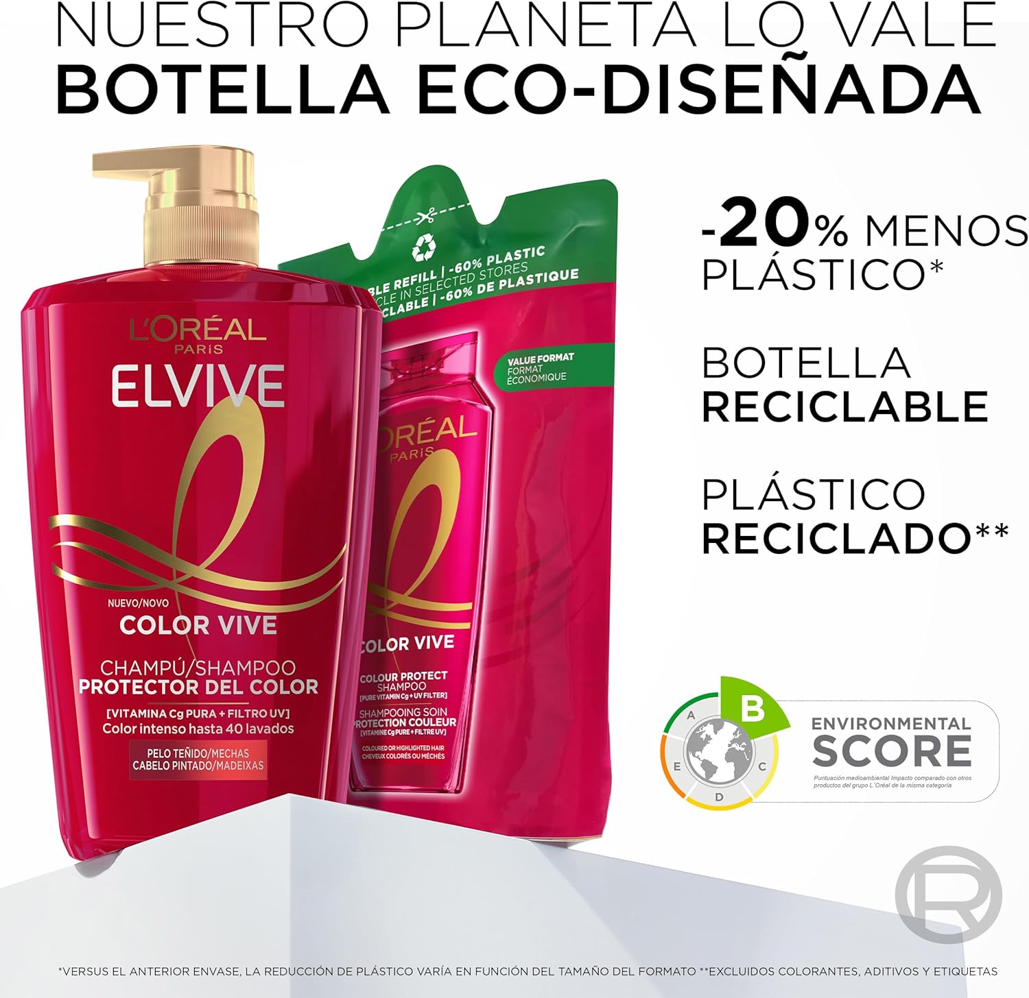 Thumbnail 4 de L’Oréal Paris Elvive Color Vive Champú Protector 1L 💇♀