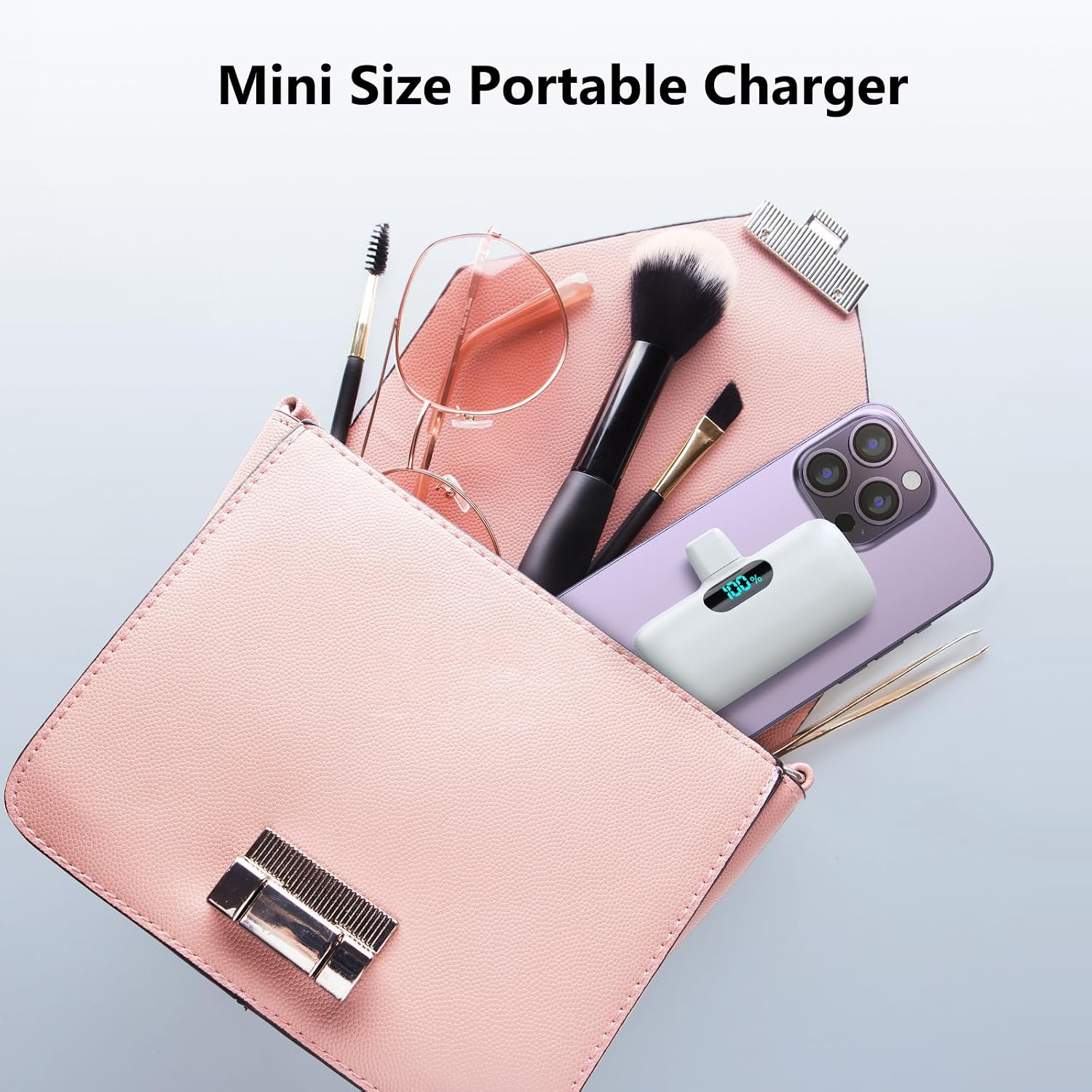 Detalle 2 de Kioson HX45X2 USB-C Portable Charger 2-Pack, 5,000mAh Mini Power Banks