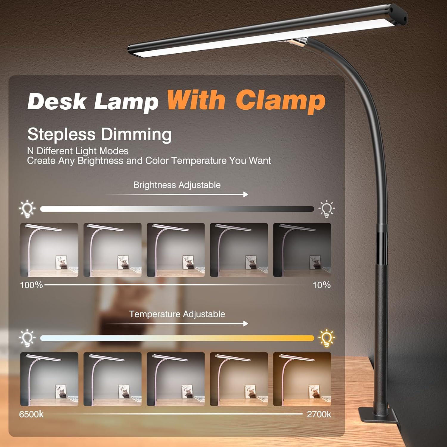 Thumbnail 1 de Airlonv LED Desk Lamp, 10W ⚡