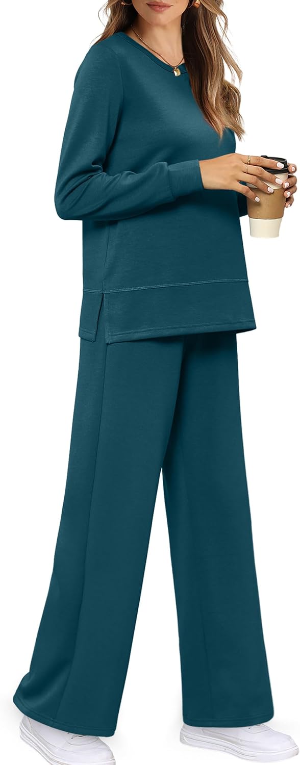 Detalle 1 de WIHOLL 2-Piece Wide Leg Lounge Set