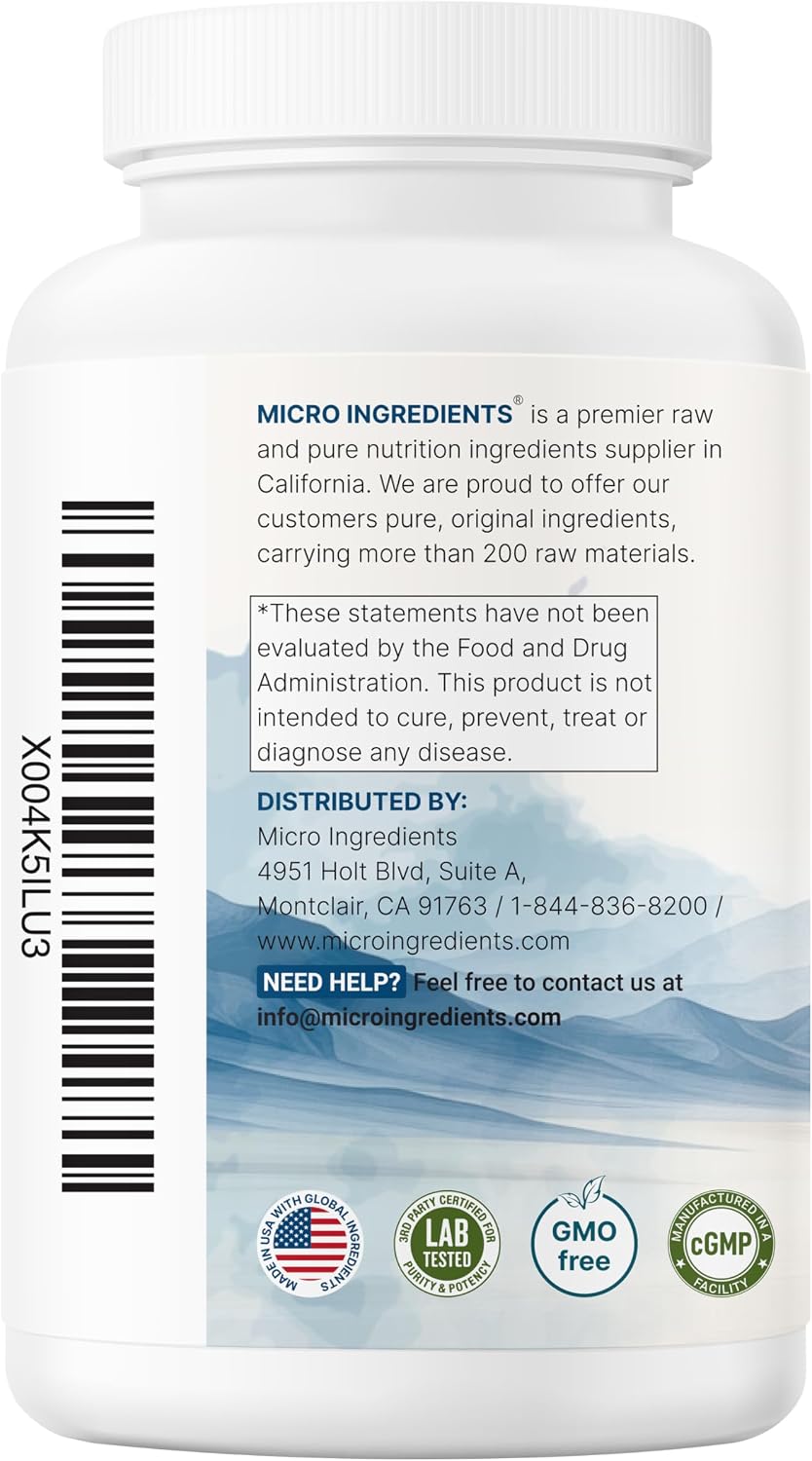 Thumbnail 6 de Micro Ingredients Glycine Capsules 240 Count