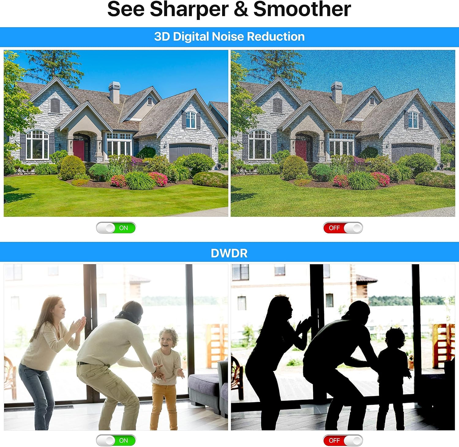 Thumbnail 5 de ZOSI 2 Pack 1080P HD TVI Security Camera 80ft