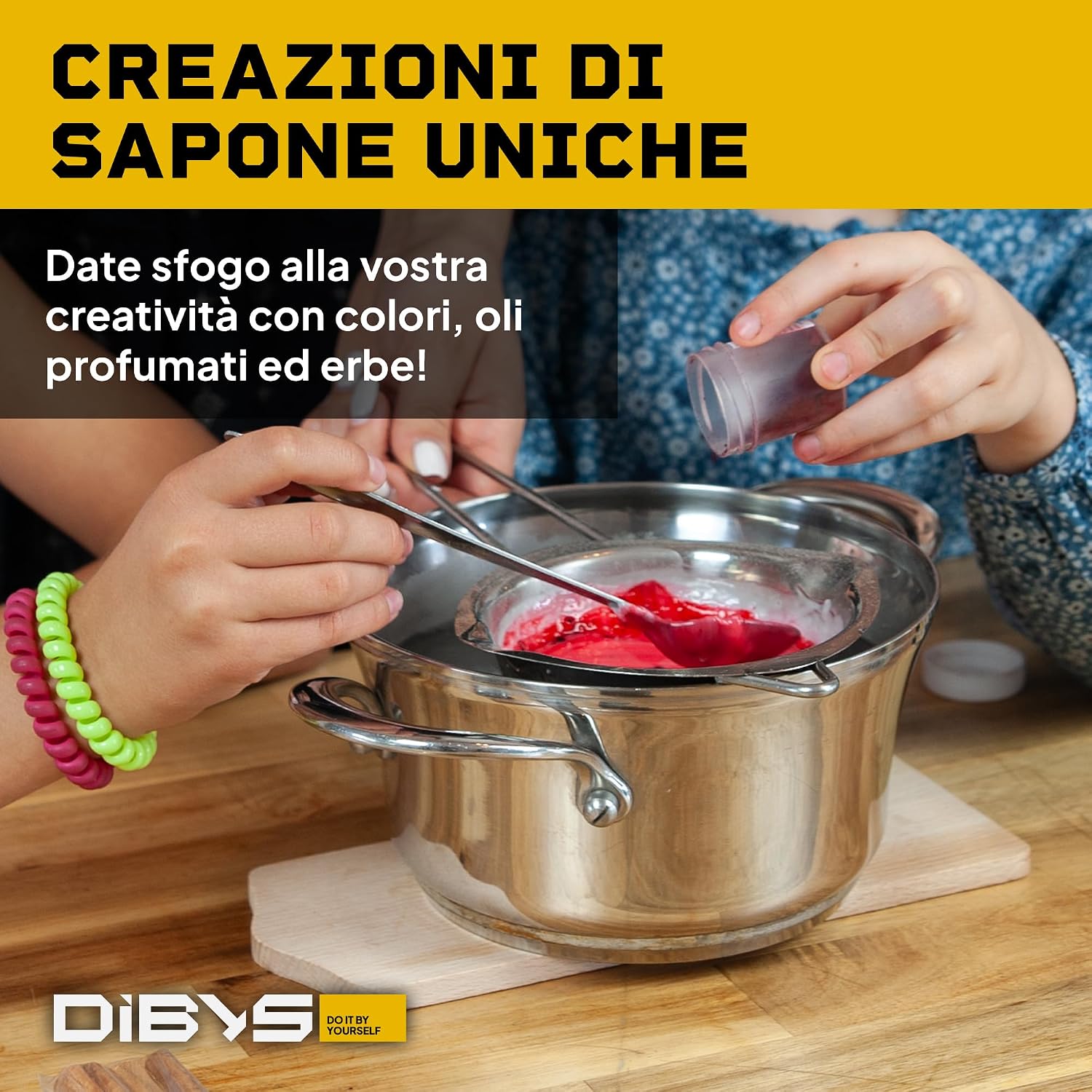 Detalle de DIBYS Kit Sapone Fai da Te Creativo 15 pezzi