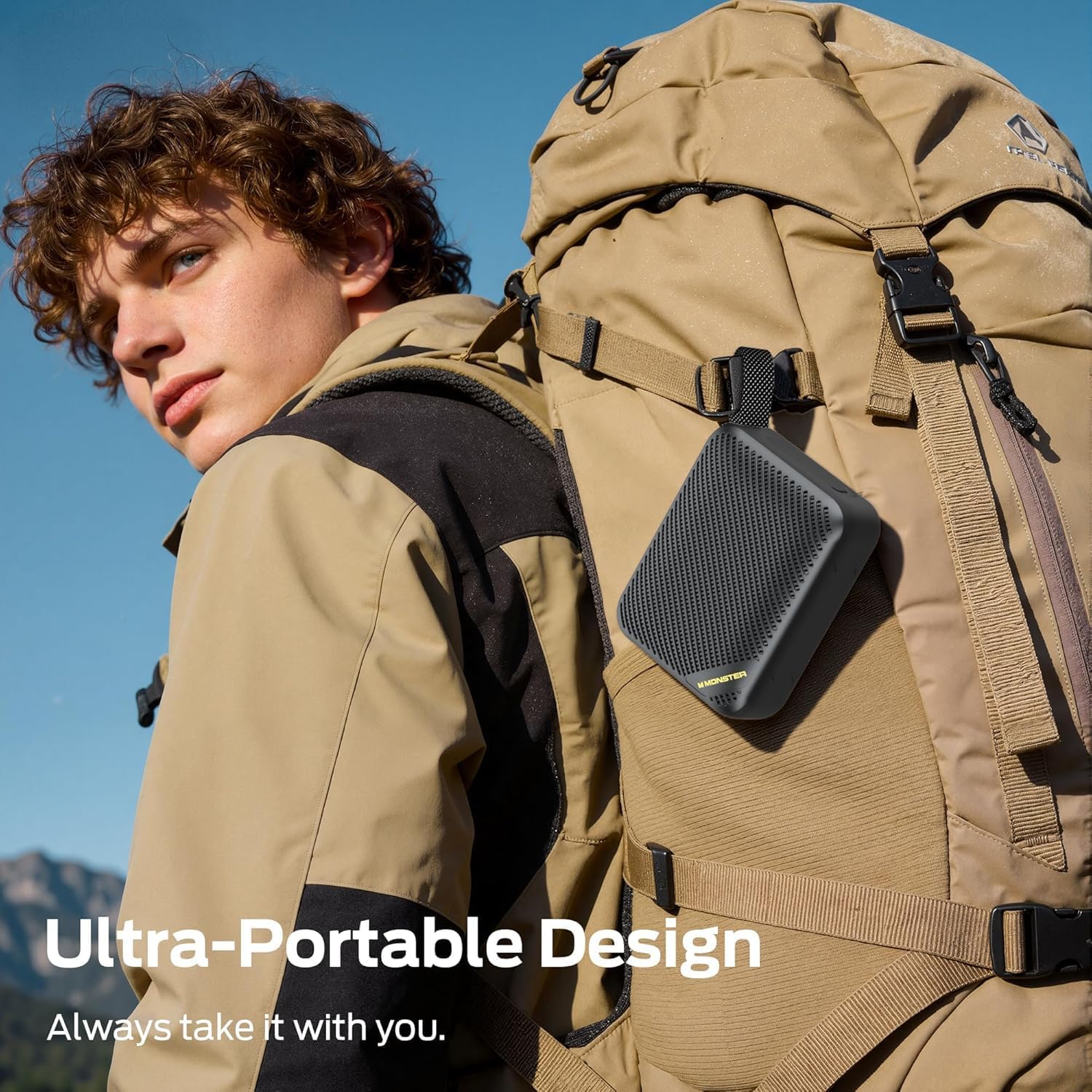 Detalle de Monster S360 Portable Bluetooth Speaker with Bluetooth 6.0 and Stereo Sound