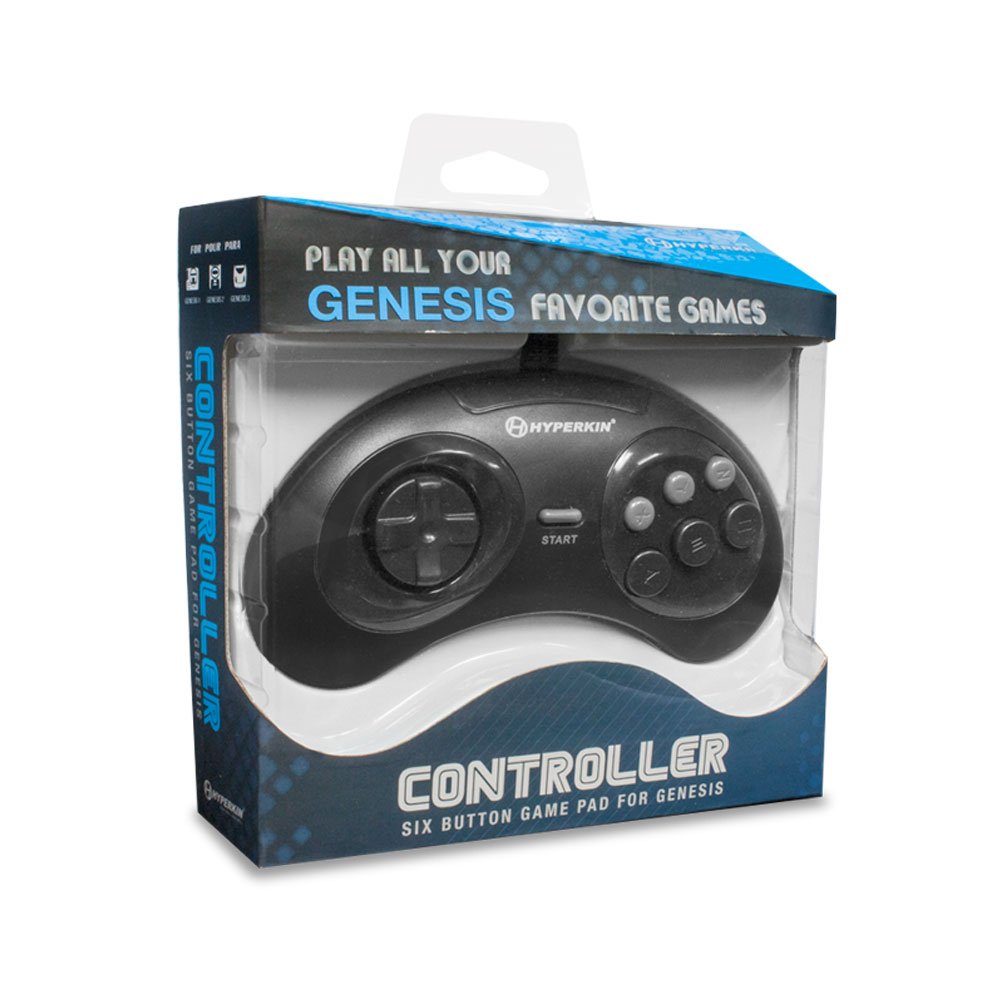 Detalle de Hyperkin Genesis Wired Controller, 6-Button Design