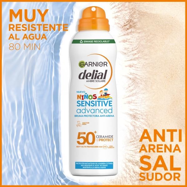 Detalle 2 de Garnier Delial Pack Limitado: Brumas FPS 50+ + Gorro Regalo