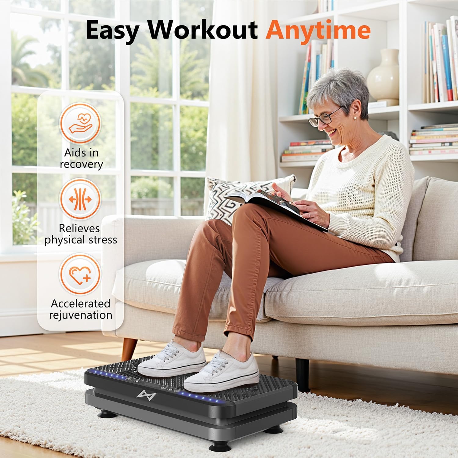 Thumbnail 5 de AXV Vibration Plate 120-Speed Full Body Shaker