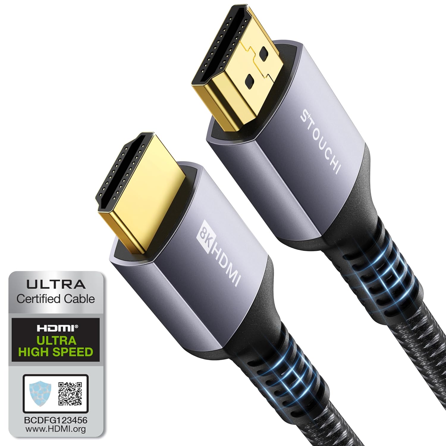 Detalle de Stouchi HDMI Cable 2m 8K Ultra High Speed
