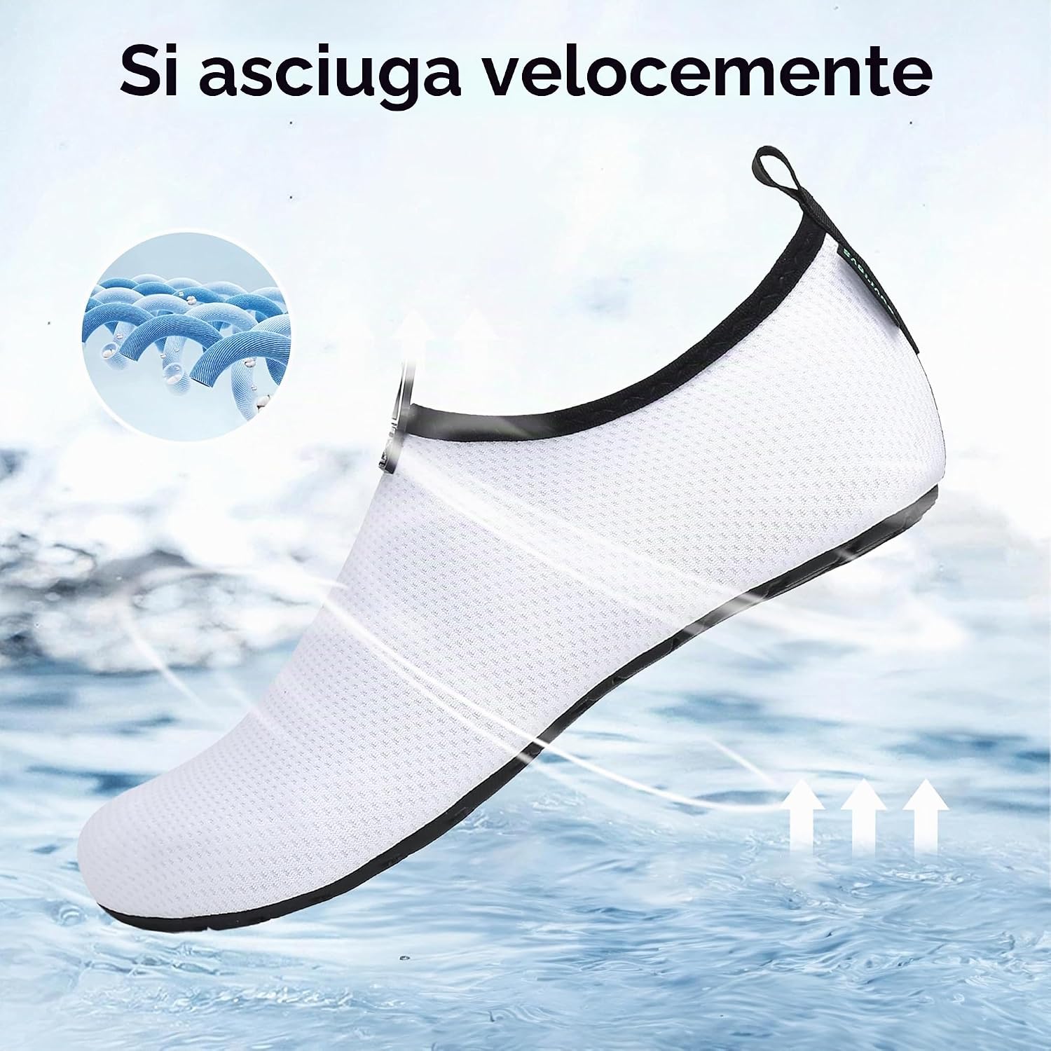 Detalle de SAGUARO Scarpe da Scoglio - Asciugatura Rapida, Antiscivolo e Leggere (Gr. 36-47)