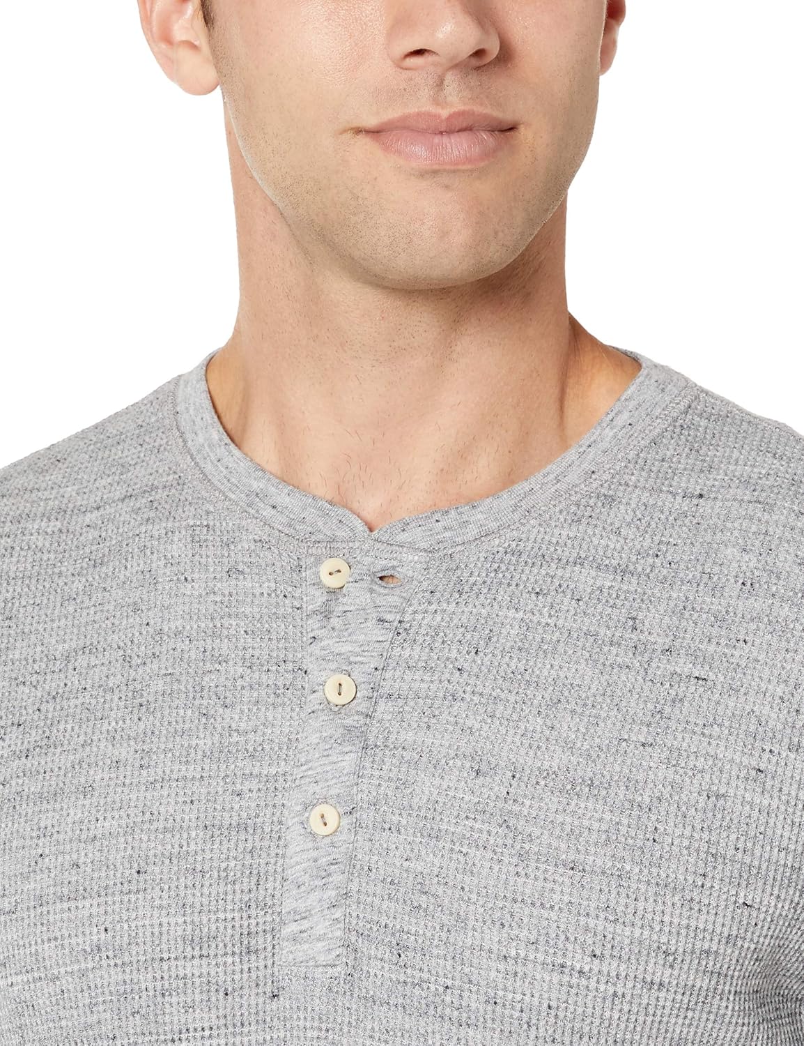 Thumbnail 3 de Amazon Essentials Herren Langarm-Waffel-Henley mit schmaler Passform – bequem für Alltag & Layering
