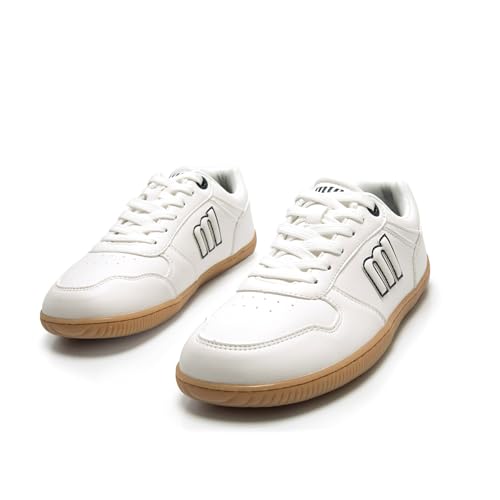 Detalle de MTNG Free-Aria 60840 | 60781, deportivas barefoot de mujer blancas con cordones