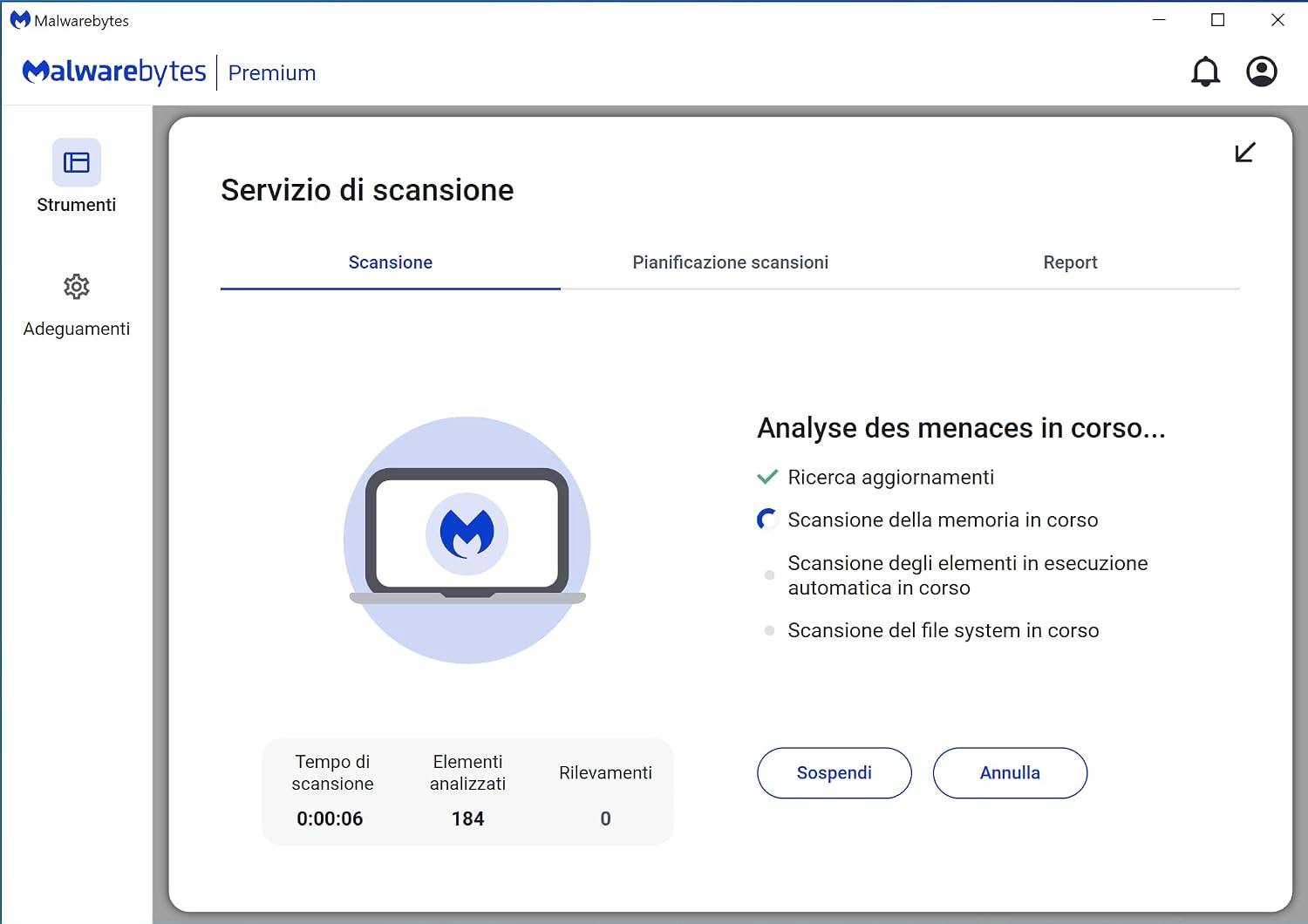 Thumbnail 6 de Malwarebytes Premium Multidispositivo (2 dispositivi) – Windows, Mac, iOS, Android, Chrome | 18 mesi