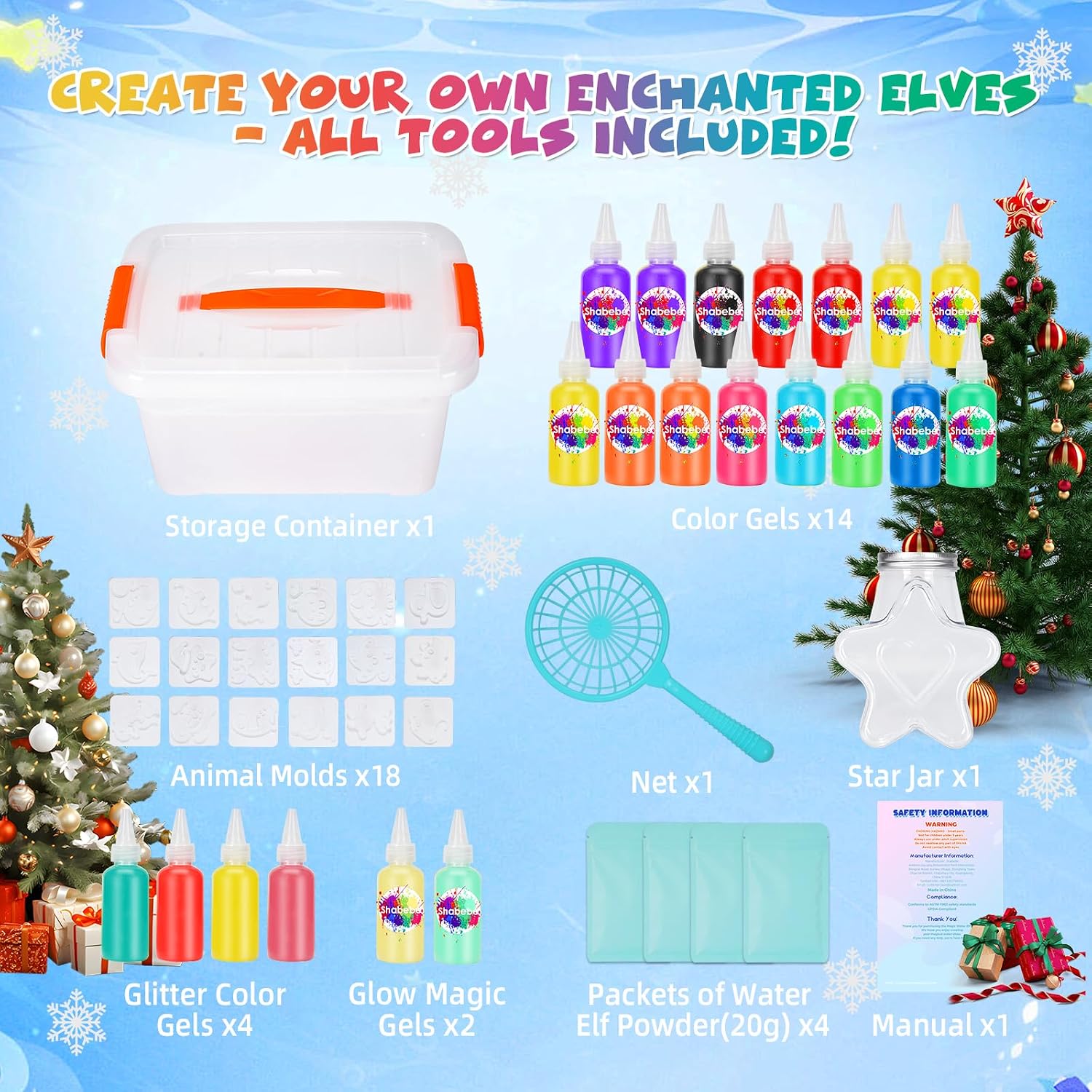 Detalle 2 de Shabebe Water Gel Craft Kit with 20 Gels