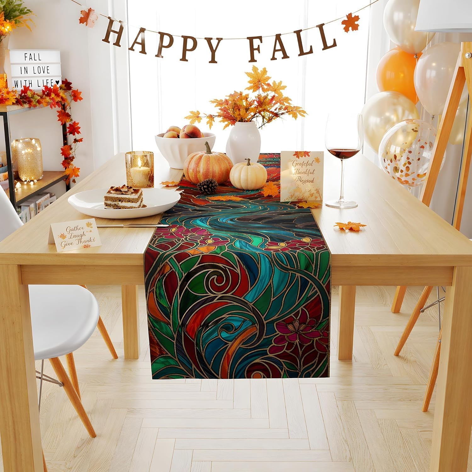 Detalle 2 de Fall Table Runner in Polyester