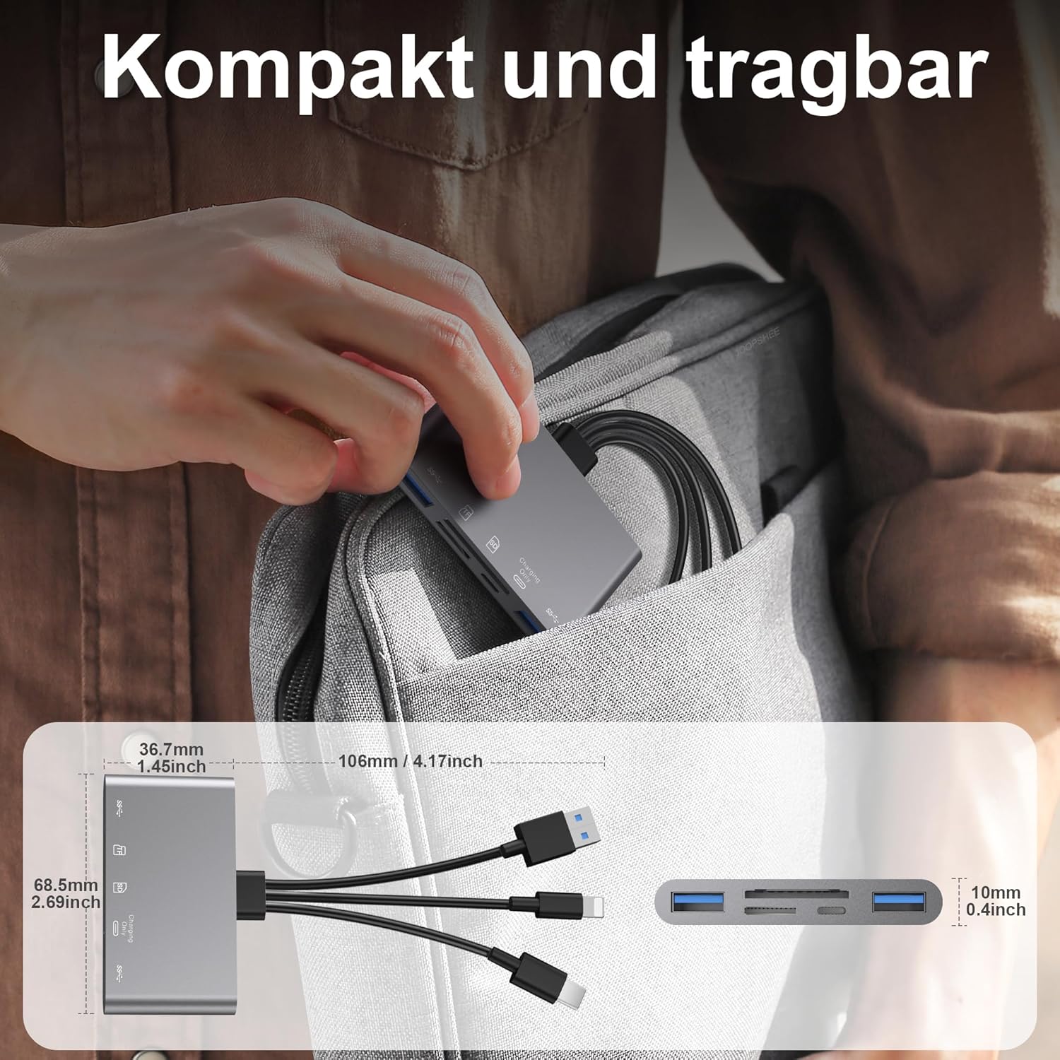 Thumbnail 6 de Adaptador USB OTG y Lector Tarjetas SD para iPhone/iPad