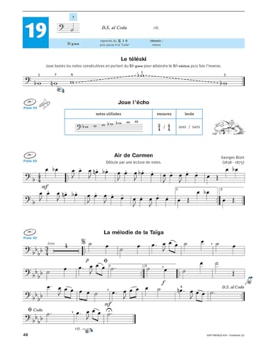 Detalle 2 de Écouter Lire et Jouer Trombone Volume 1 — Méthode Débutant avec Accès Audio en Ligne de De Haske Publications