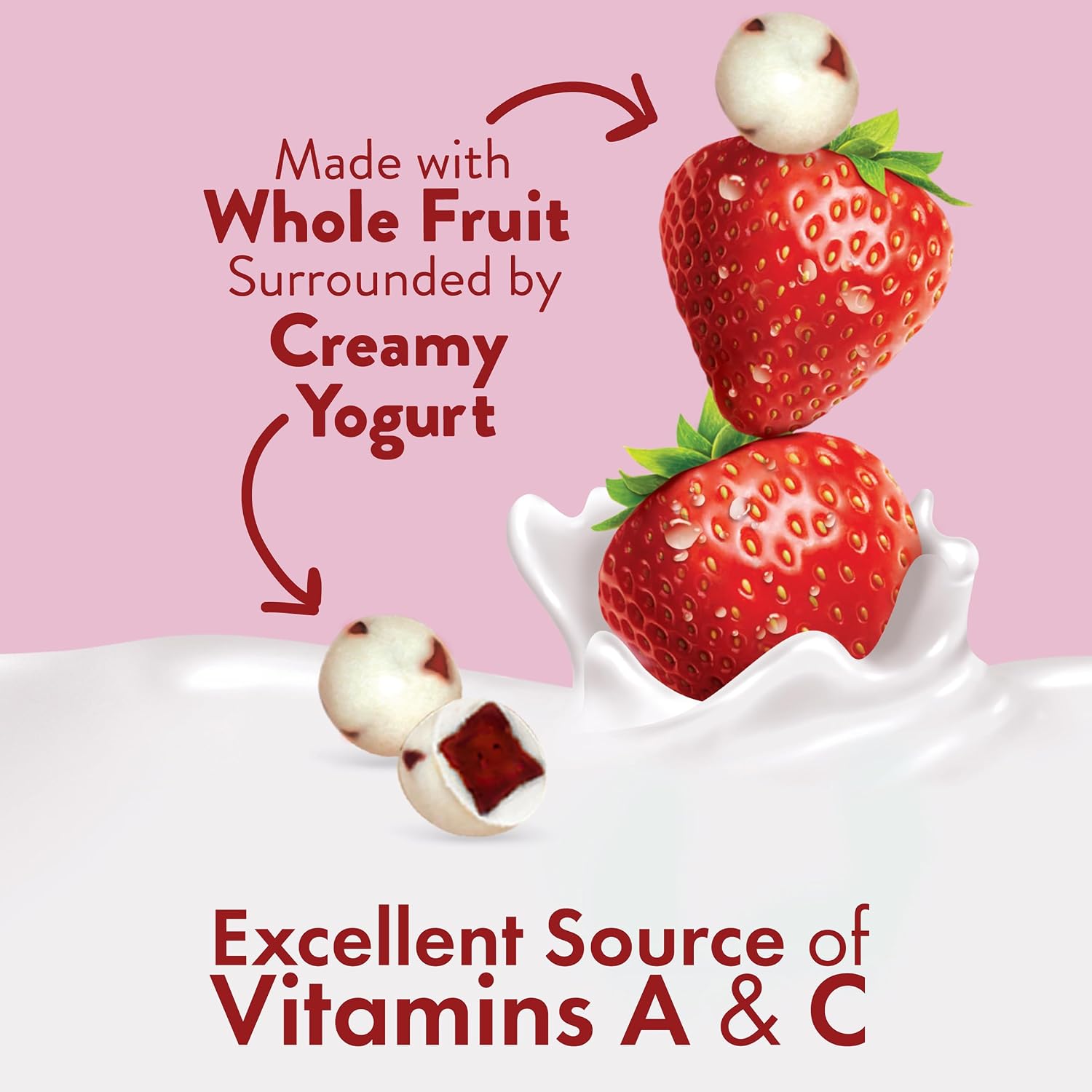 Detalle 2 de Welch's Fruit 'n Yogurt Variety Pack, 40 Count, 0.7 oz Packs
