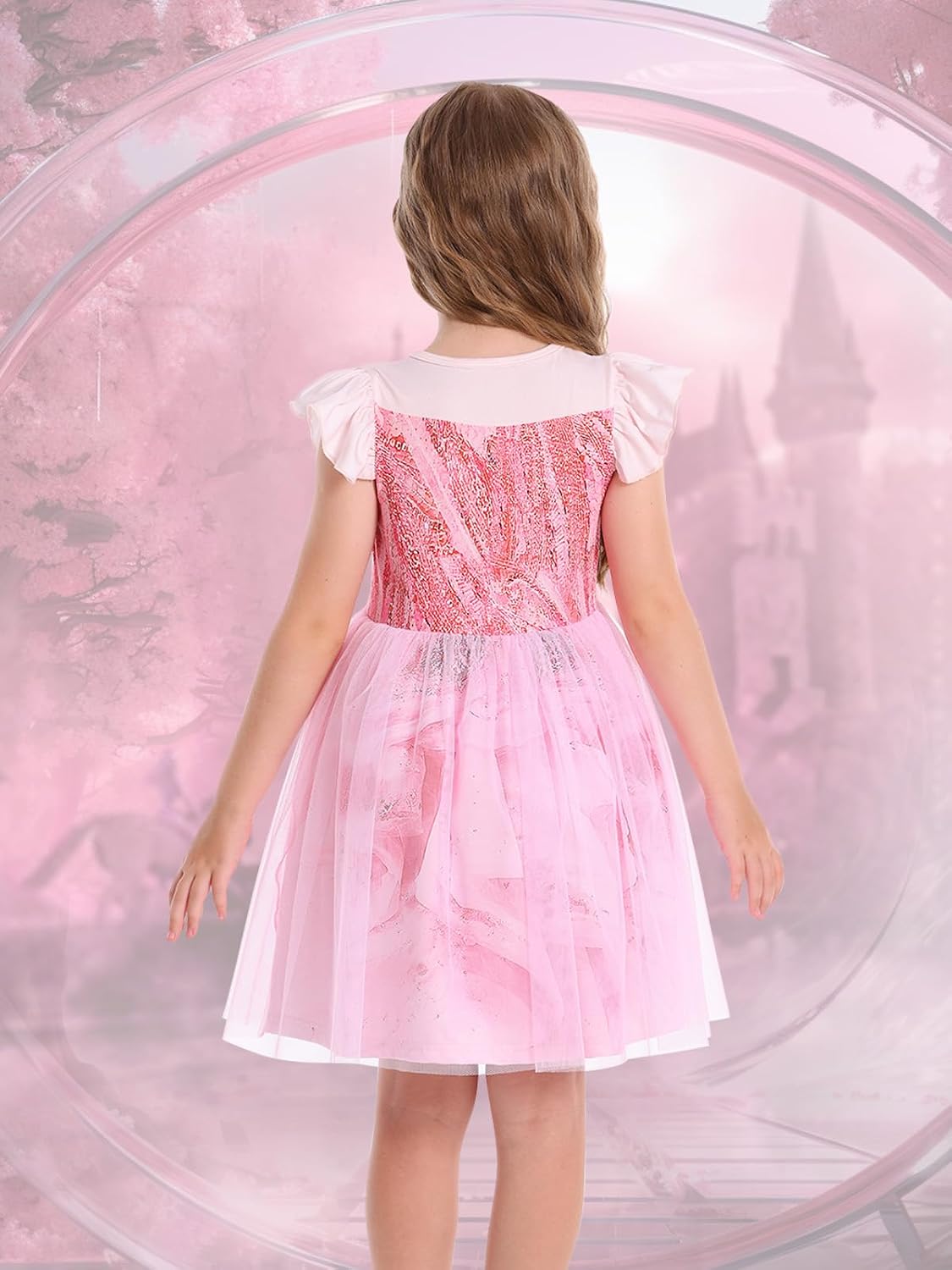 Detalle 2 de Girls' Witch Costume Dress, Tulle