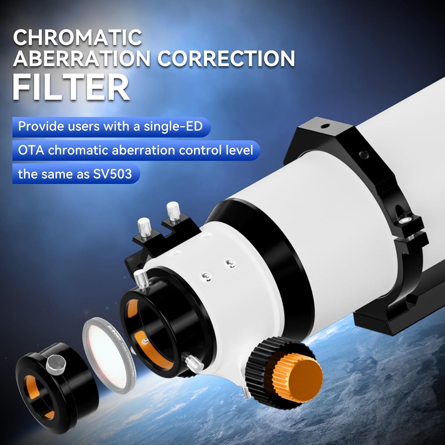 Thumbnail 2 de SVBONY SV48P 102mm Refractor Telescope