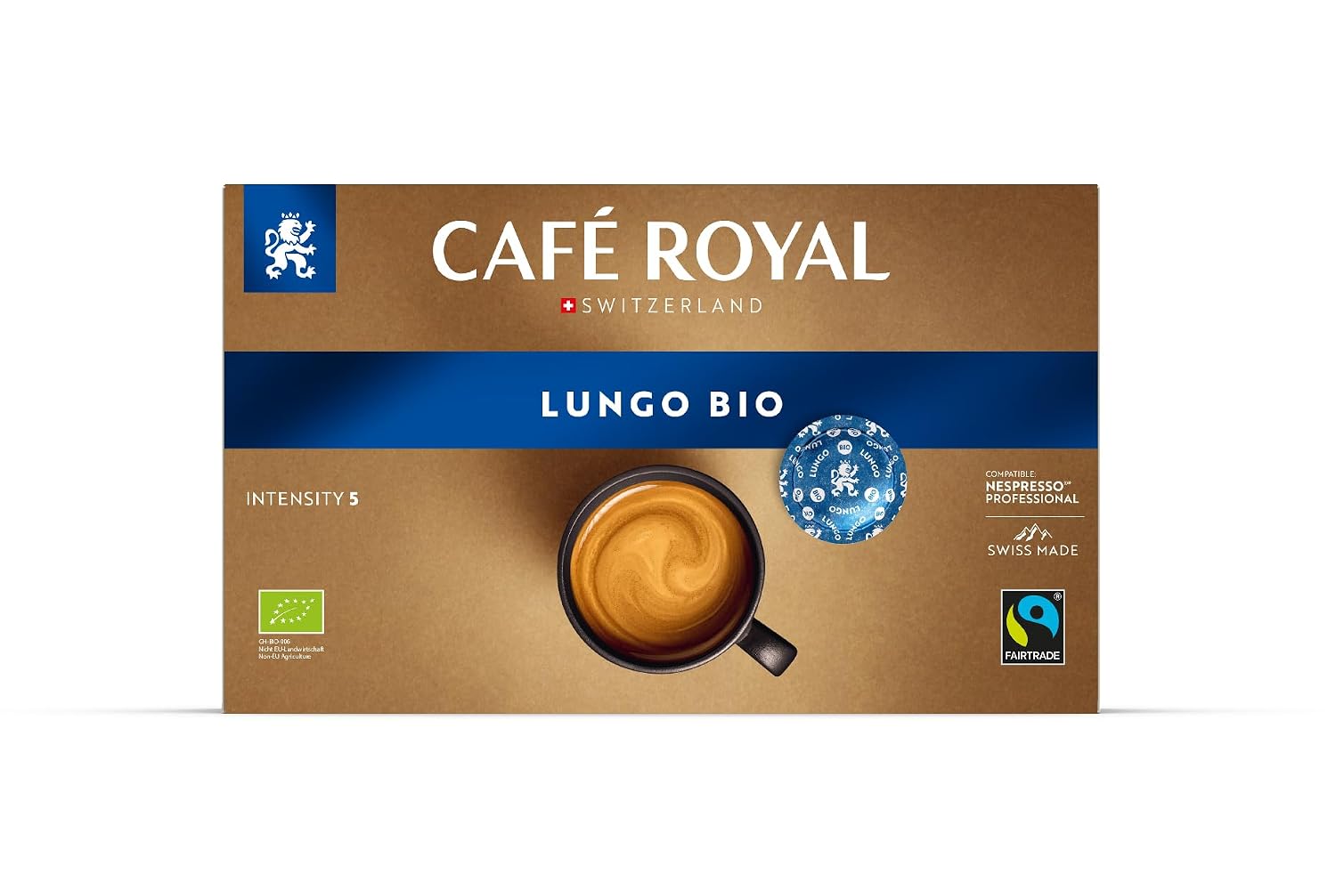 Thumbnail 1 de Café Royal Professional Pads Bio Lungo – 50 Pads, Nespresso® Professional kompatibel