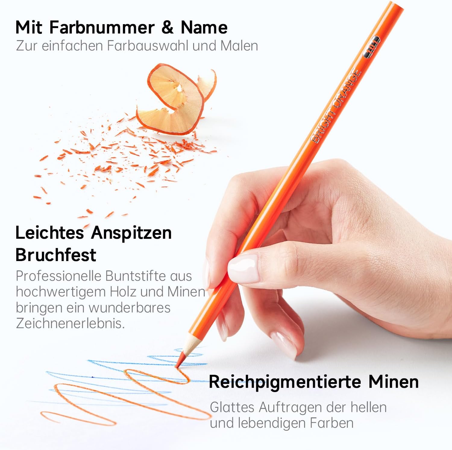Detalle de Shuttle Art 172 Buntstifte Set 172 Farben 🎨