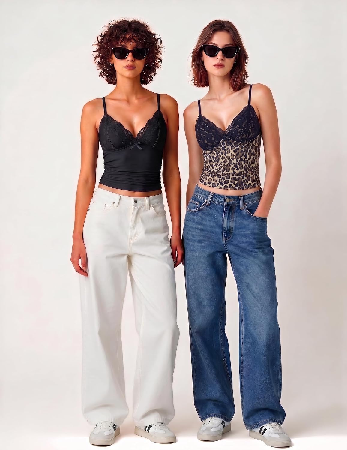Detalle 2 de Avidlove Lace Camisole Top for Women, Spaghetti Straps, Slim Y2K Style