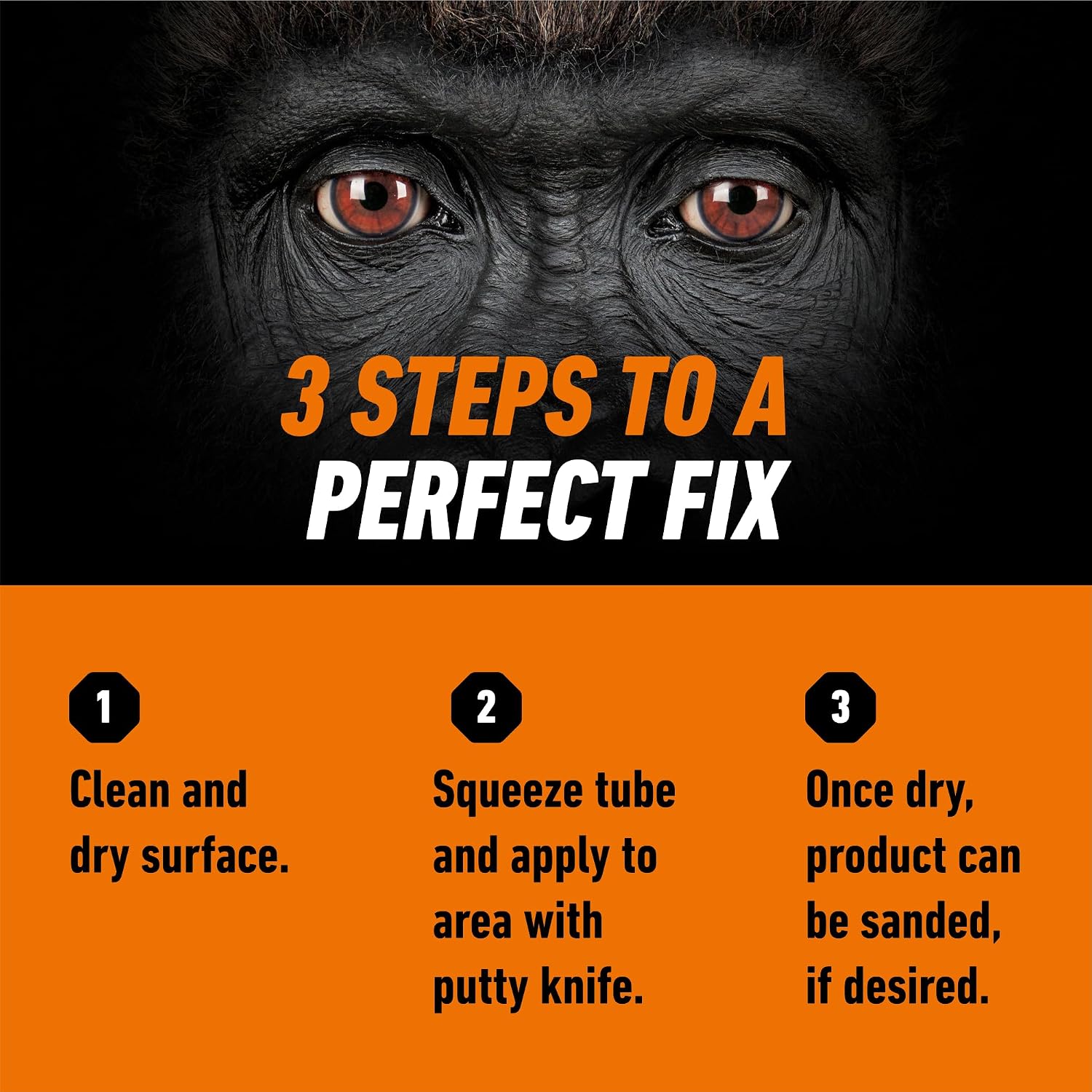 Thumbnail 6 de Gorilla 108033 High Performance Wood Filler, 170g Stainable and Paintable