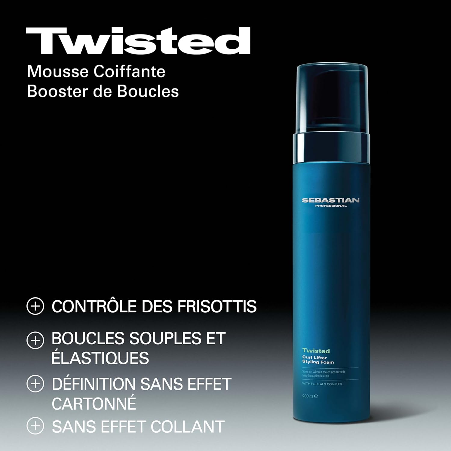 Thumbnail 1 de Sebastian Professional Twisted – Crème coiffante boucles rebondies, hydratante et anti-frisottis