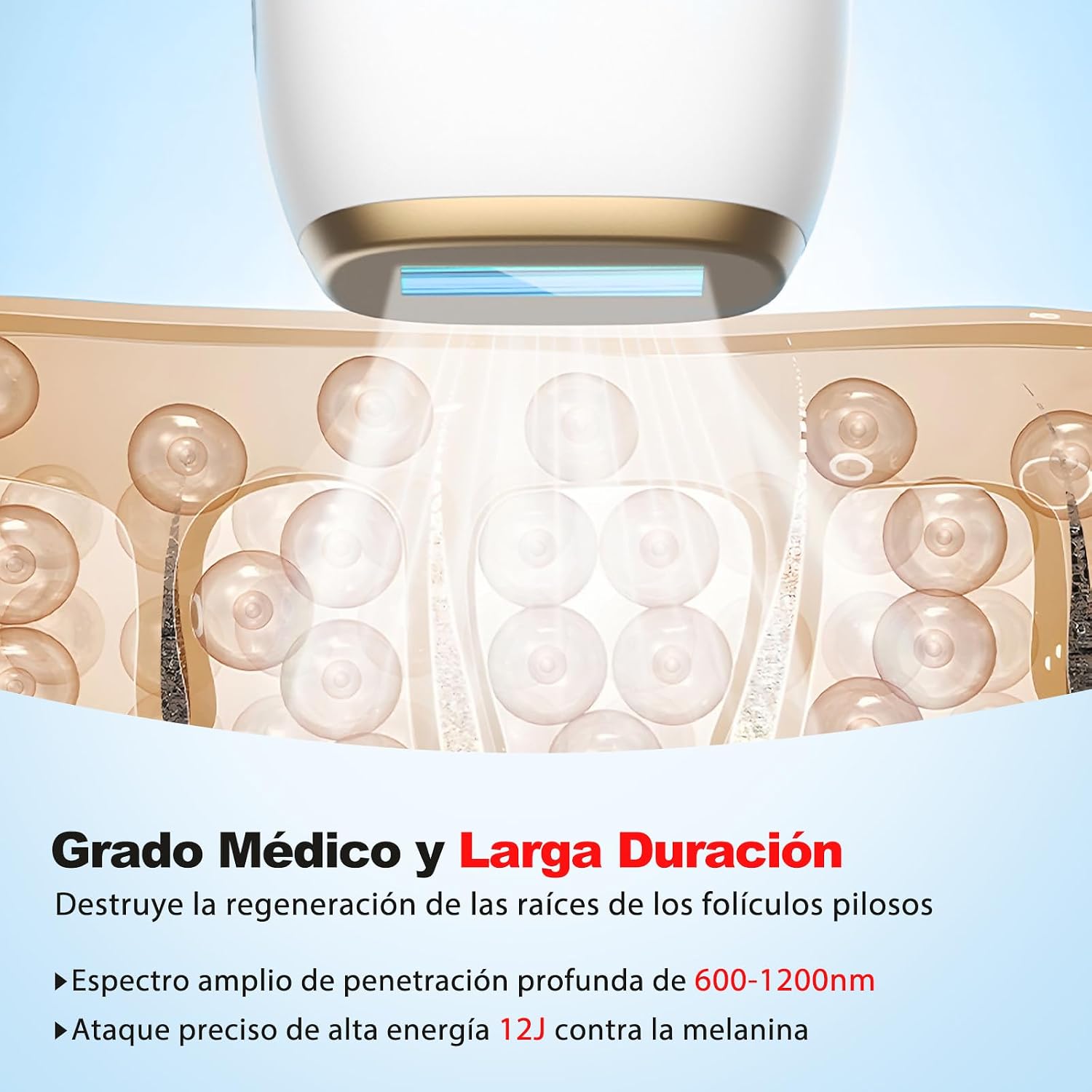 Detalle 2 de AraSyleon IPL depiladora 1200 nm